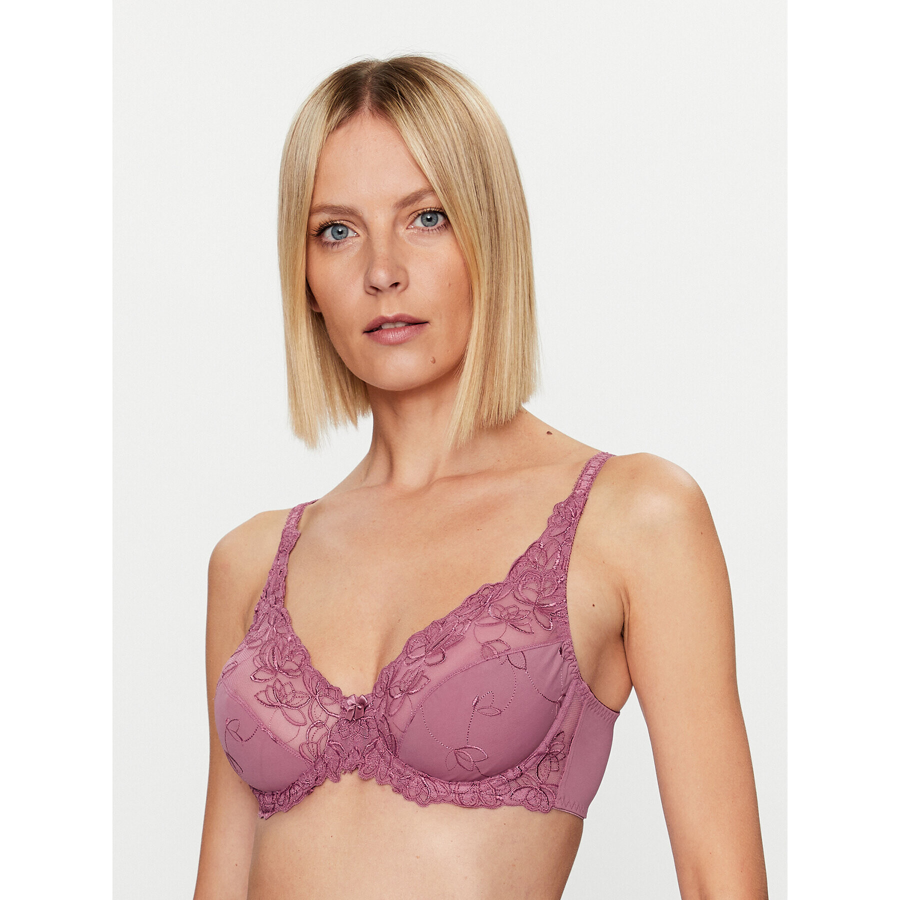 Hunkemöller Сутиен с банели Diva 202605 Виолетов - Pepit.bg