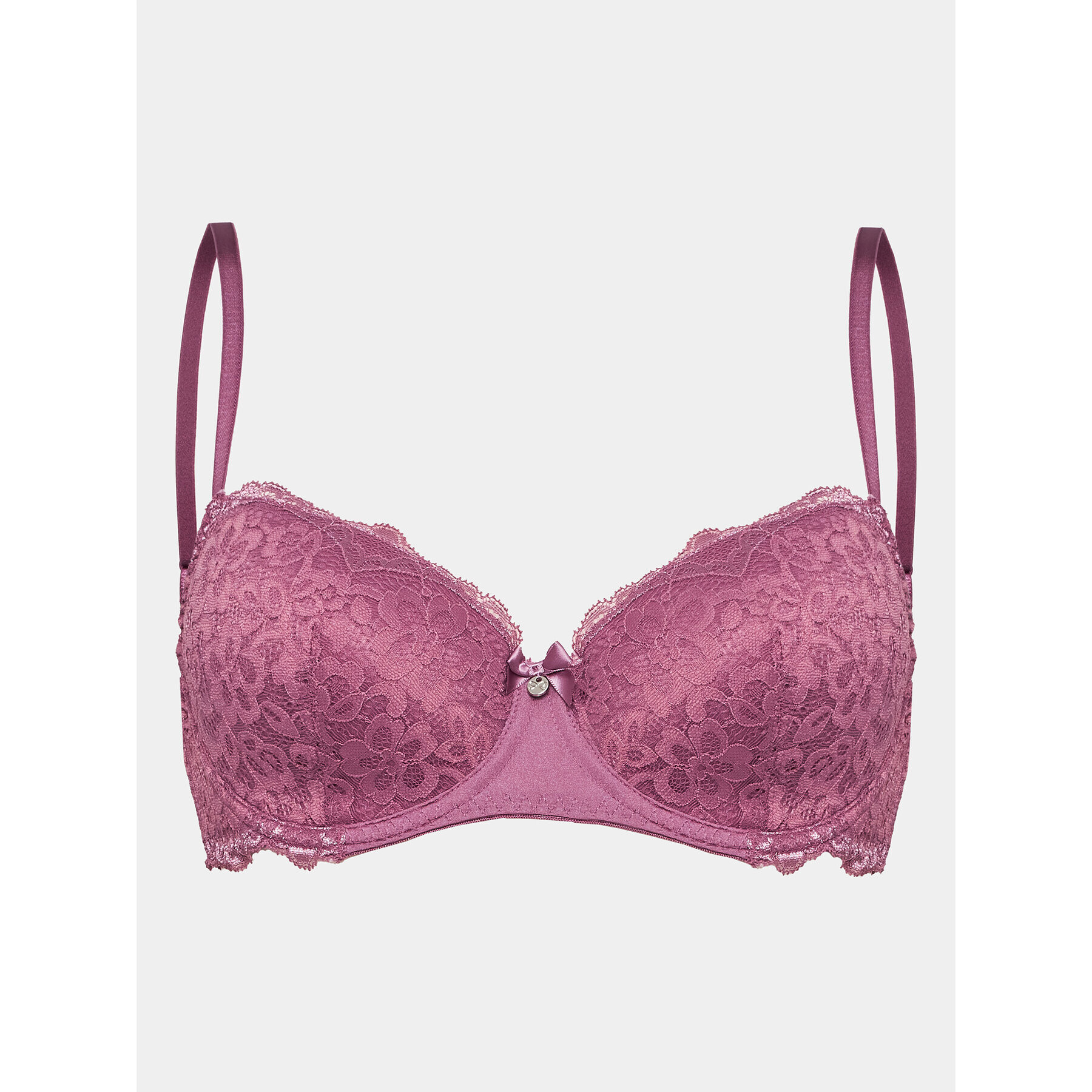 Hunkemöller Сутиен балконет Marine 202702 Виолетов - Pepit.bg