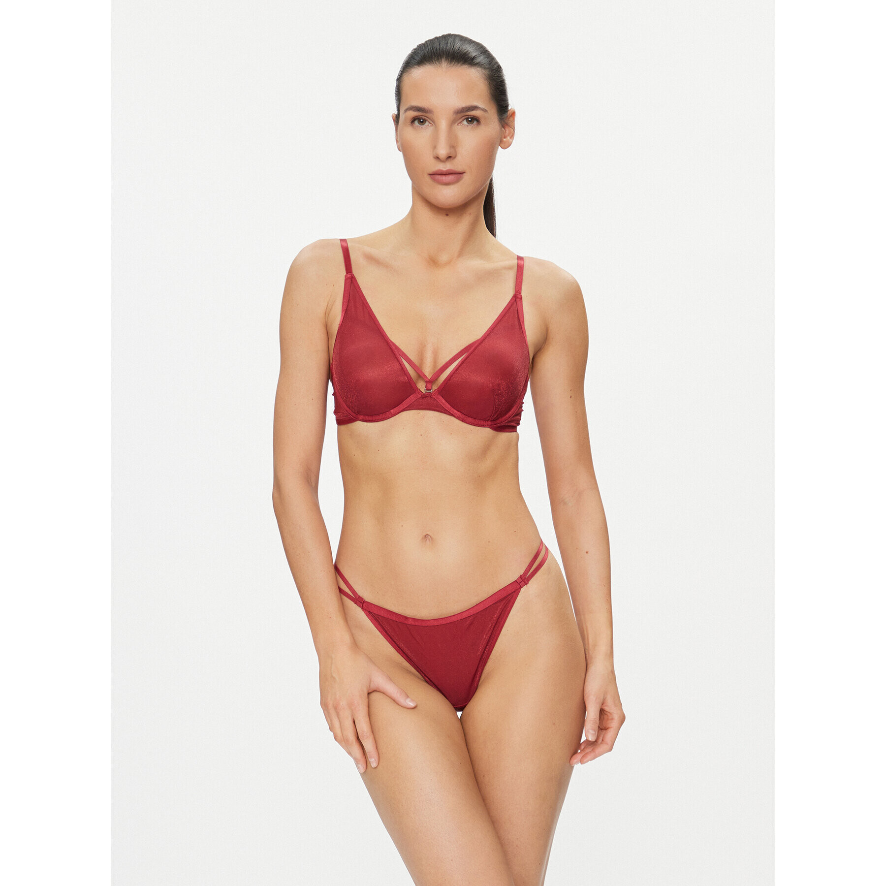 Hunkemöller Сутиен бралет Ivana Up 203610 Червен - Pepit.bg