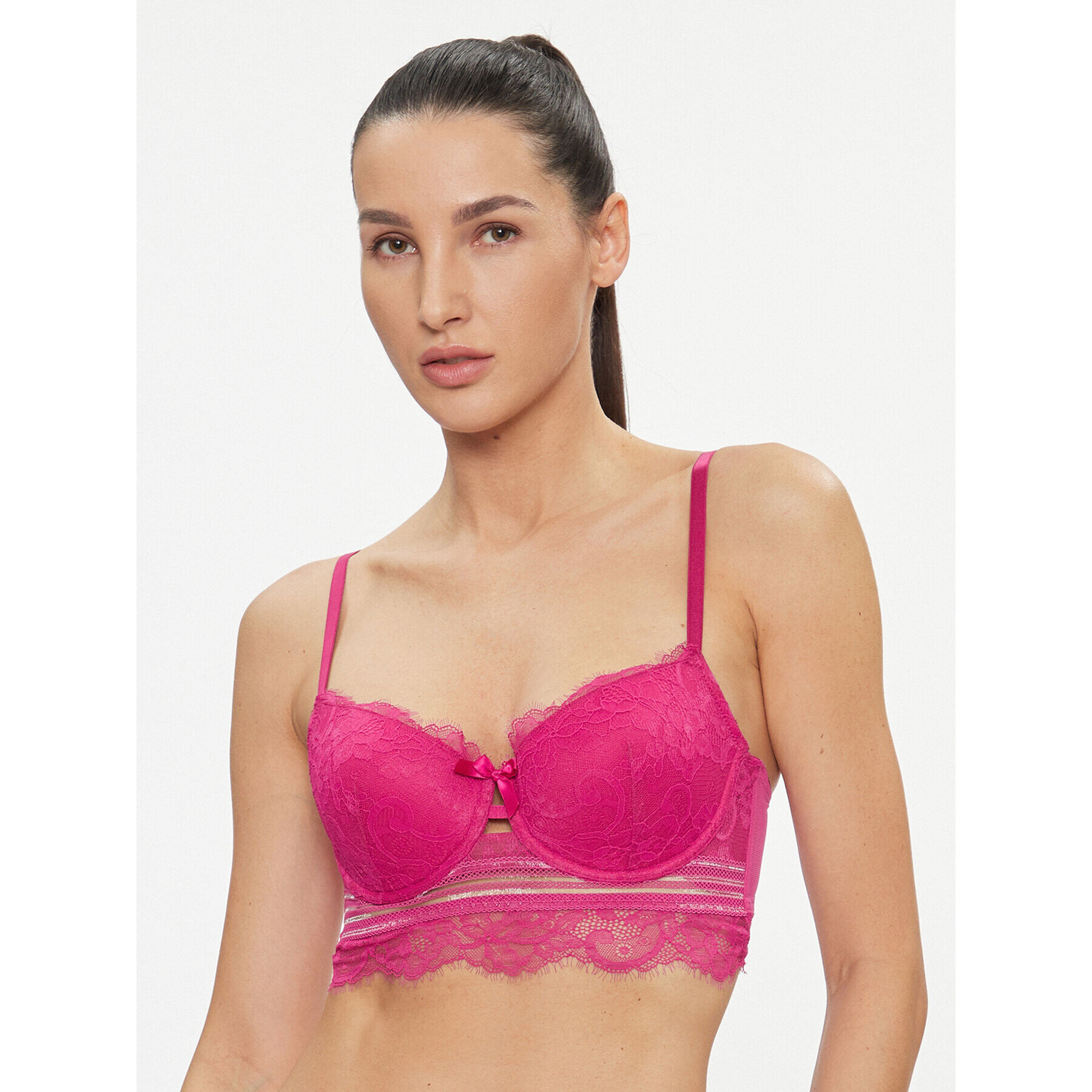 Hunkemöller Сутиен push-up Saffron 202668 Розов - Pepit.bg