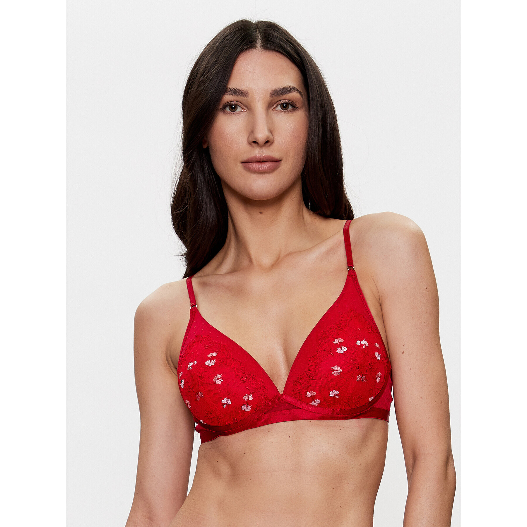 Hunkemöller Сутиен push-up Violet 201067 Червен - Pepit.bg