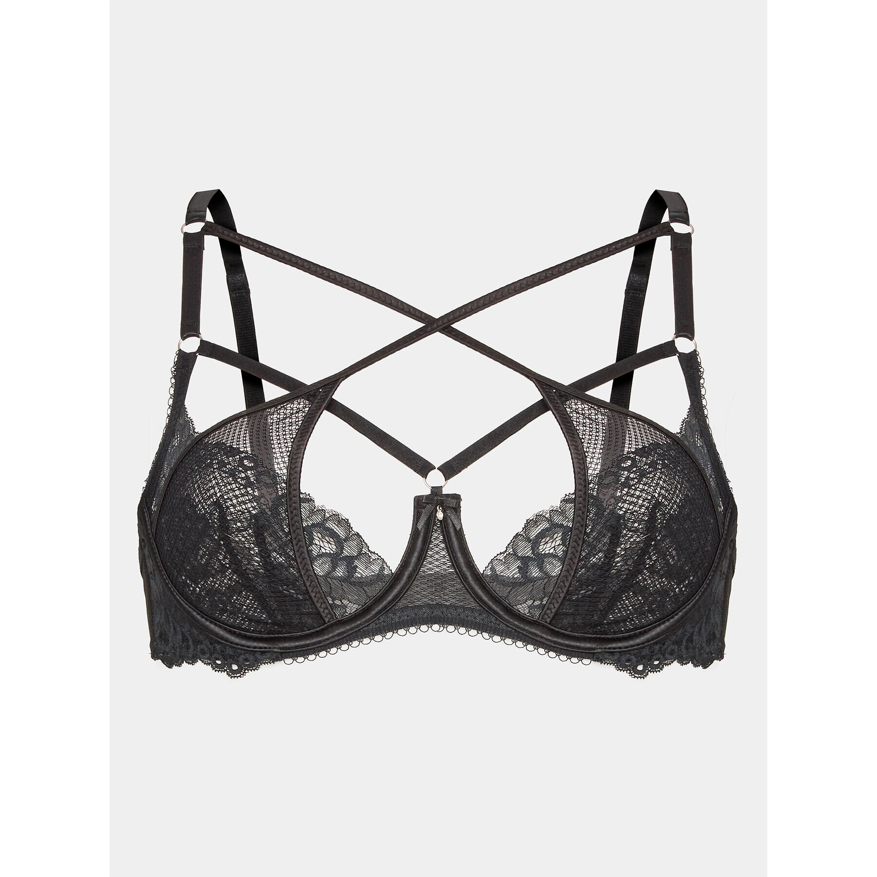 Hunkemöller Сутиен с банели Anna 139510 Черен - Pepit.bg