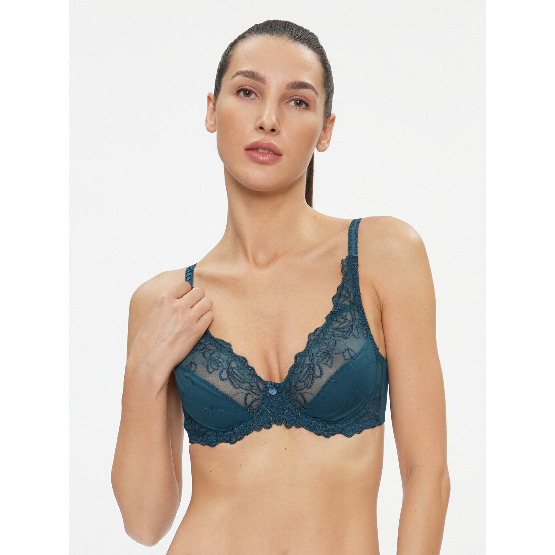 Hunkemöller Сутиен с банели Diva 202649 Син - Pepit.bg