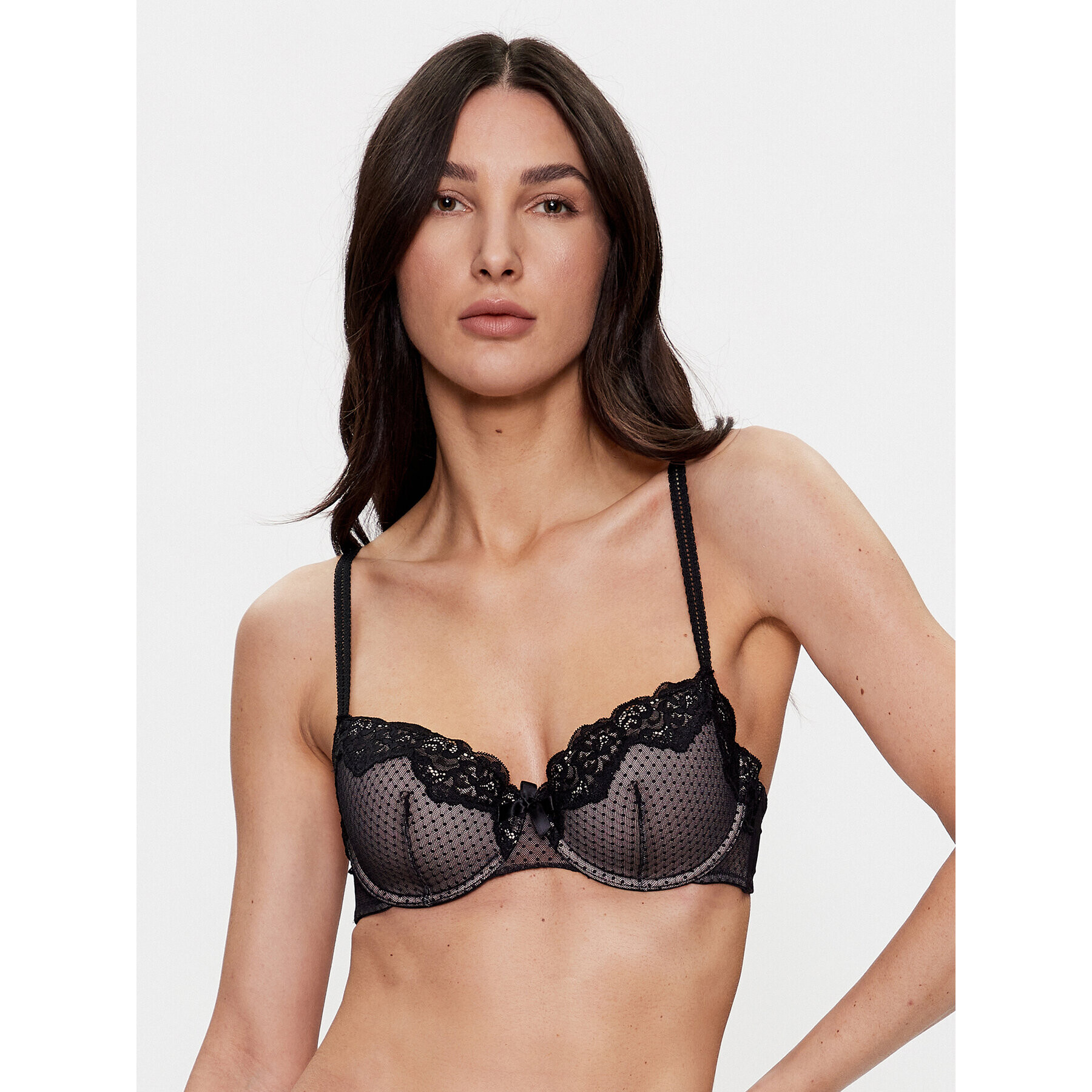 Hunkemöller Сутиен с банели Marion 167758 Черен - Pepit.bg