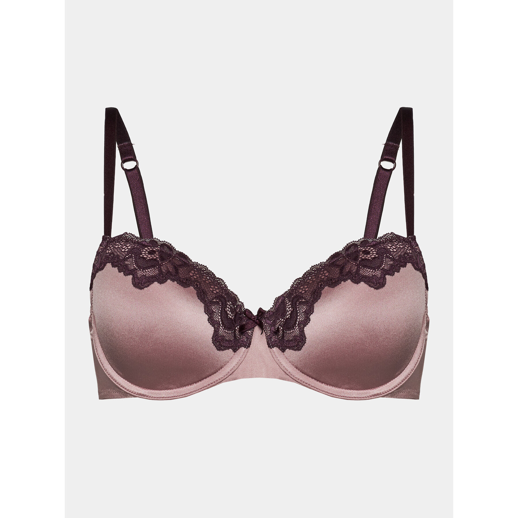 Hunkemöller Сутиен тип Бардо Lace & Shine Pd 203622 Виолетов - Pepit.bg