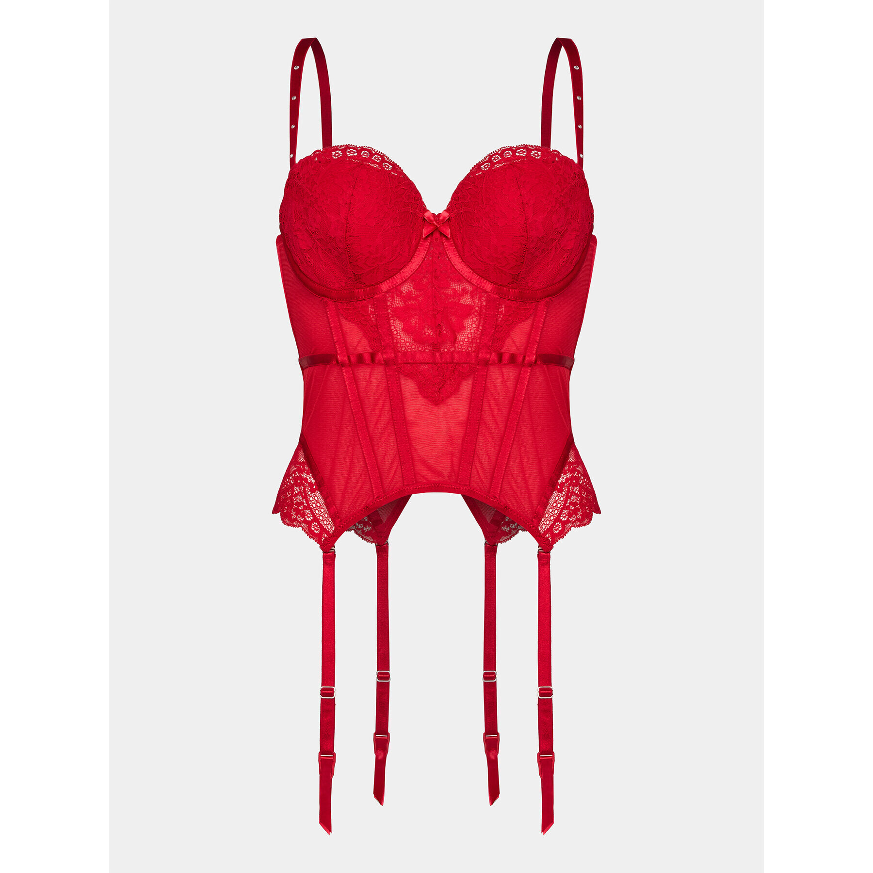 Hunkemöller Сутиен-топ Mariah Bustier 203565 Червен - Pepit.bg