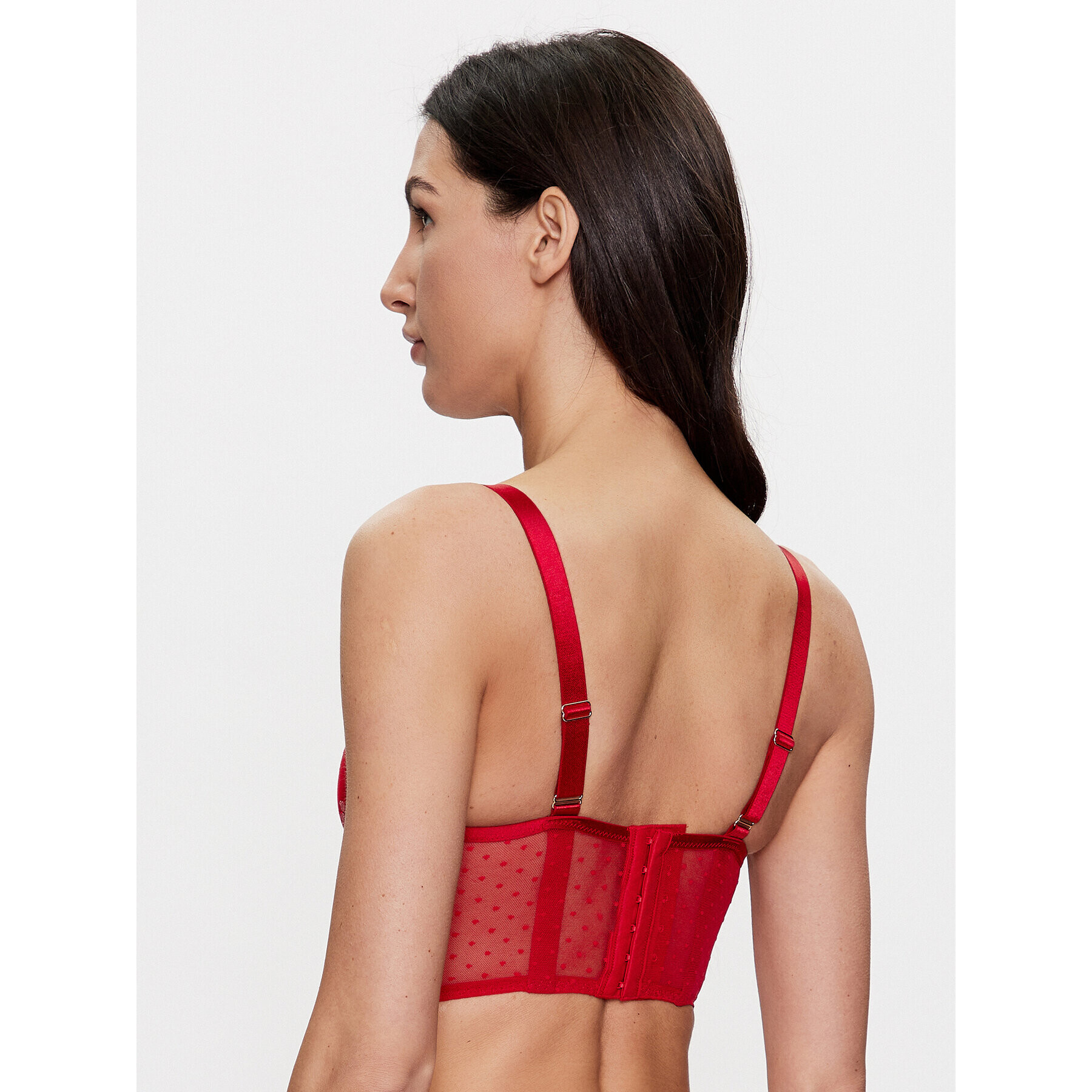 Hunkemöller Сутиен-топ Violet 200761 Червен - Pepit.bg