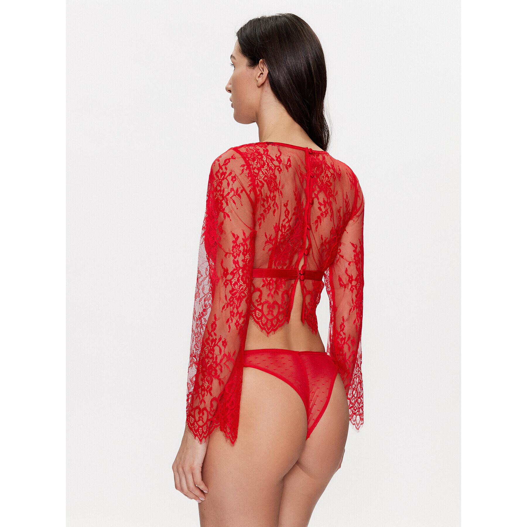 Hunkemöller Тениска на пижама Tango 200300 Червен - Pepit.bg