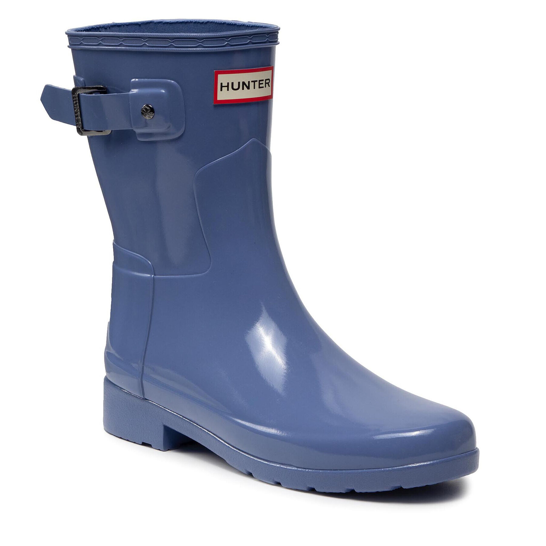 Hunter Гумени ботуши Org Refined Short Gloss WFS1098RGL Зелен - Pepit.bg