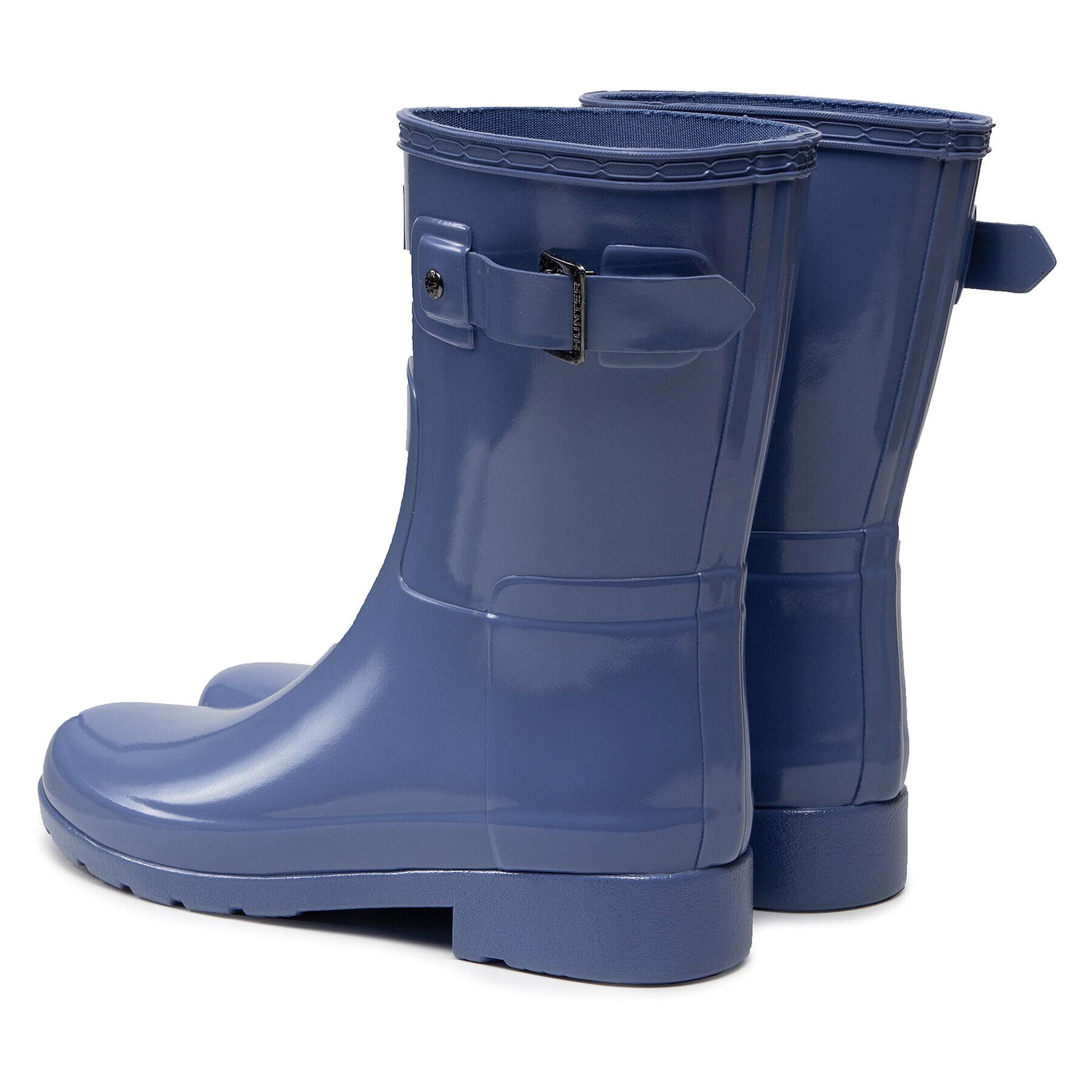 Hunter Гумени ботуши Org Refined Short Gloss WFS1098RGL Зелен - Pepit.bg