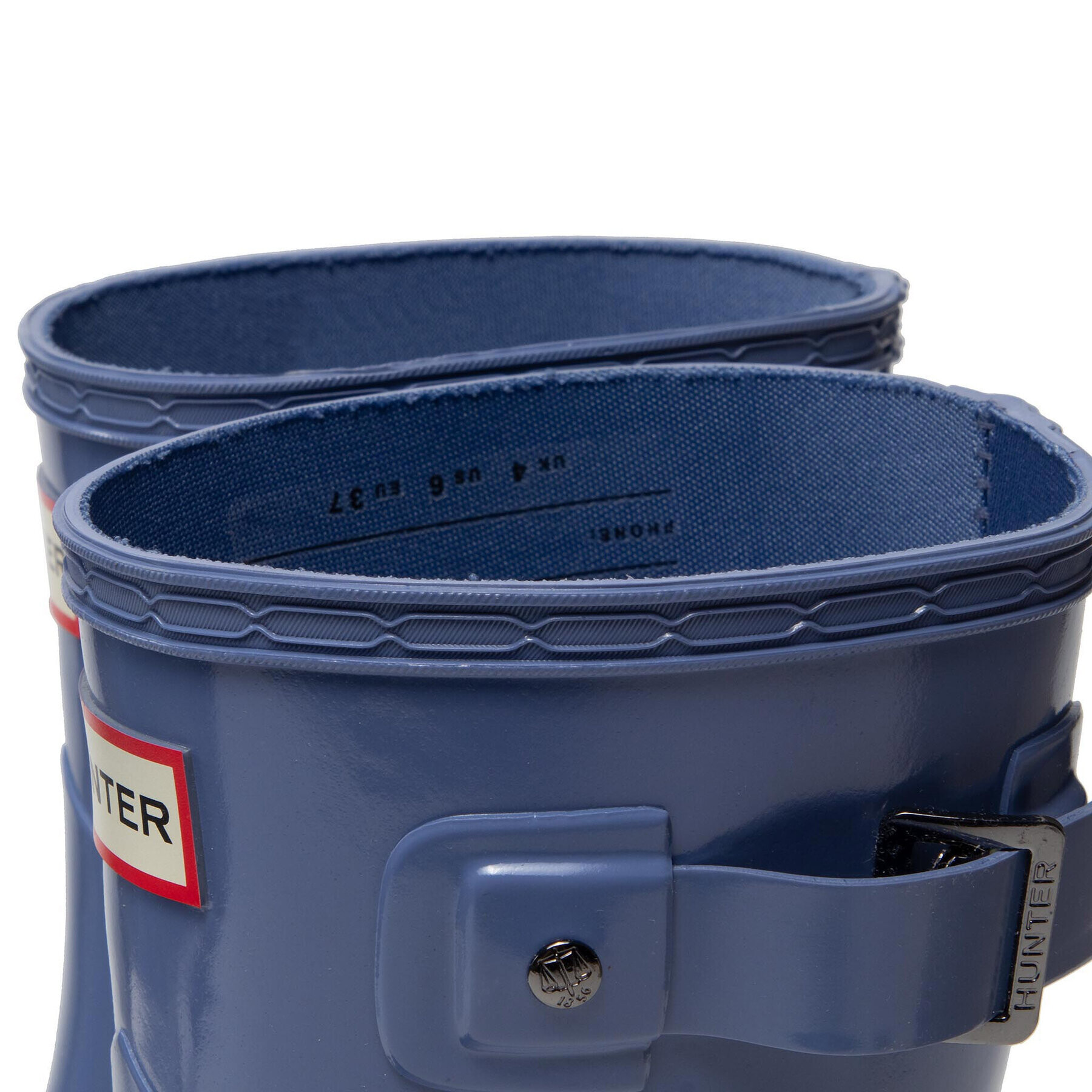 Hunter Гумени ботуши Org Refined Short Gloss WFS1098RGL Зелен - Pepit.bg