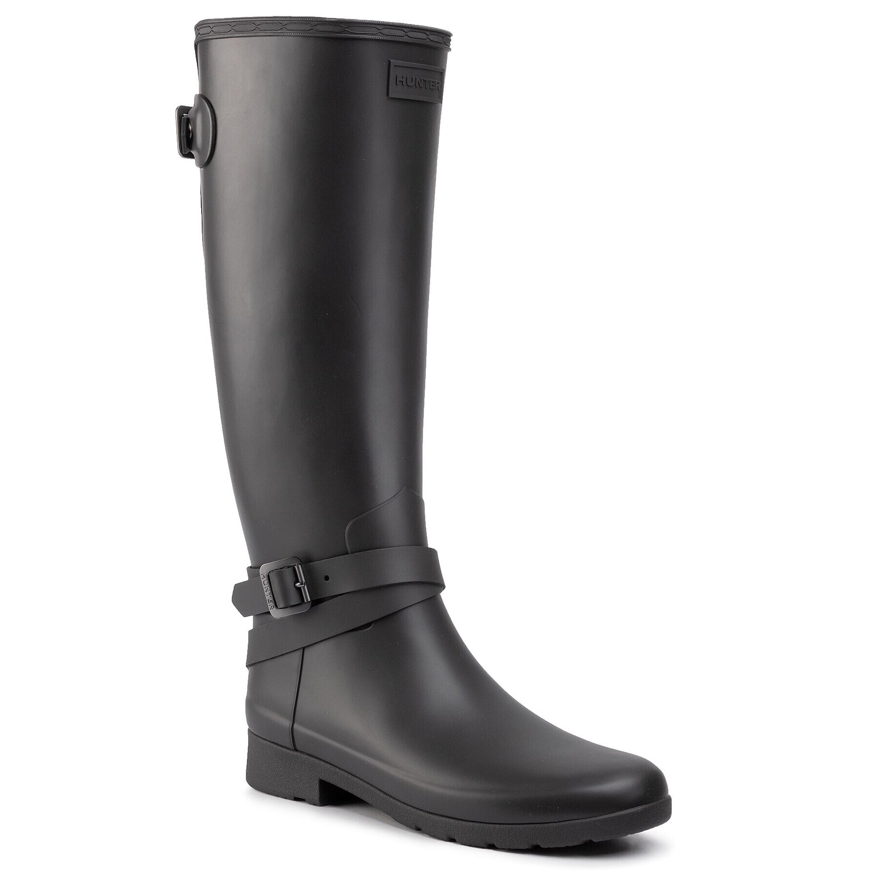 Hunter Гумени ботуши W Ref Back Adj Tall Ankle Strp WFT2003RMA Черен - Pepit.bg
