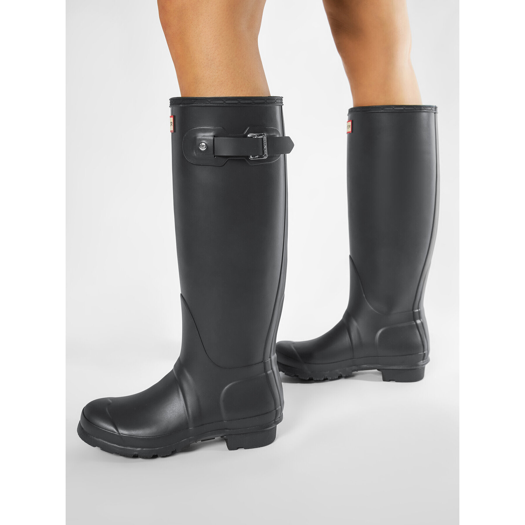 Hunter Гумени ботуши Womens Org Tall WFT1000RMA Черен - Pepit.bg