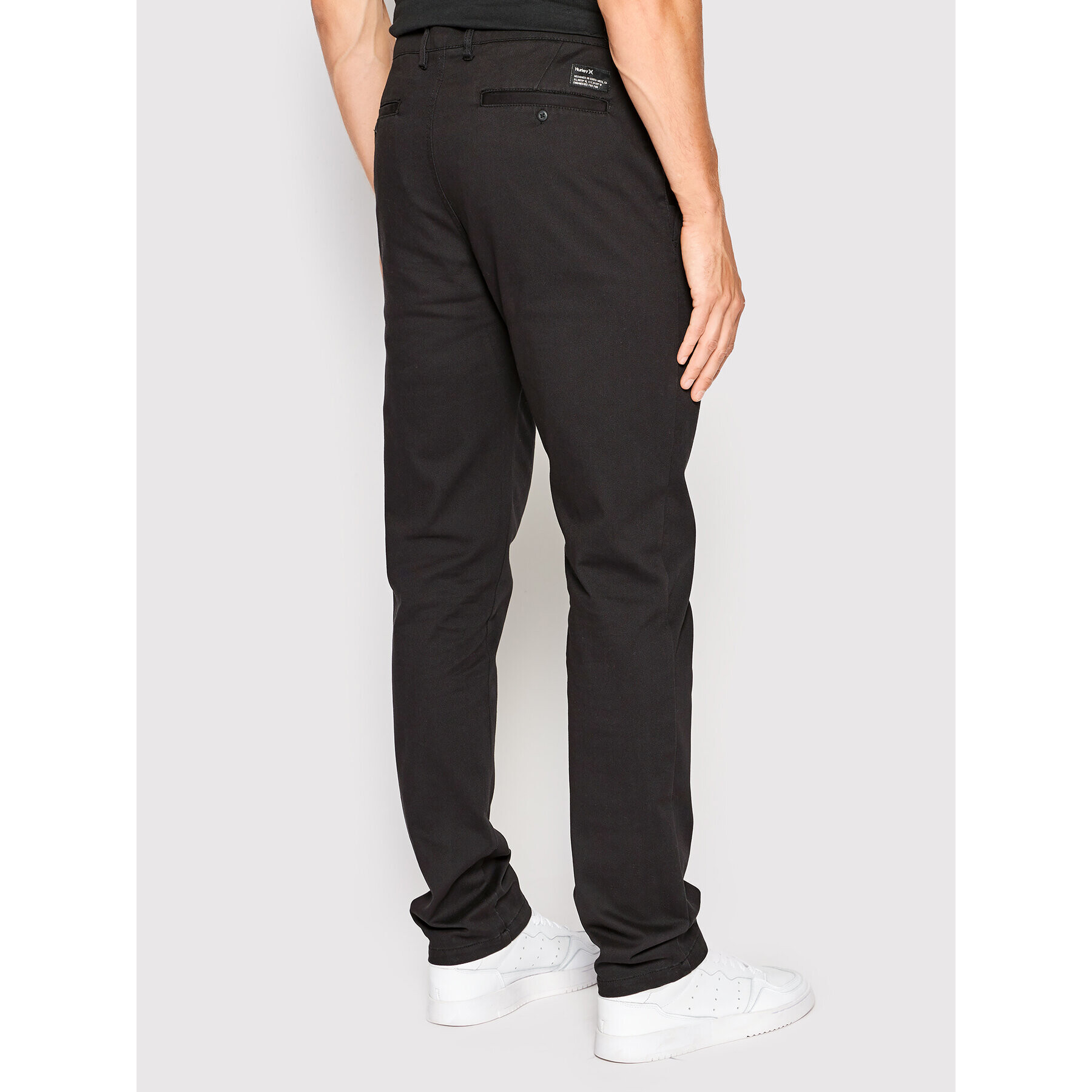 Hurley Текстилни панталони Worker Icon MPT0000990 Черен Slim Fit - Pepit.bg