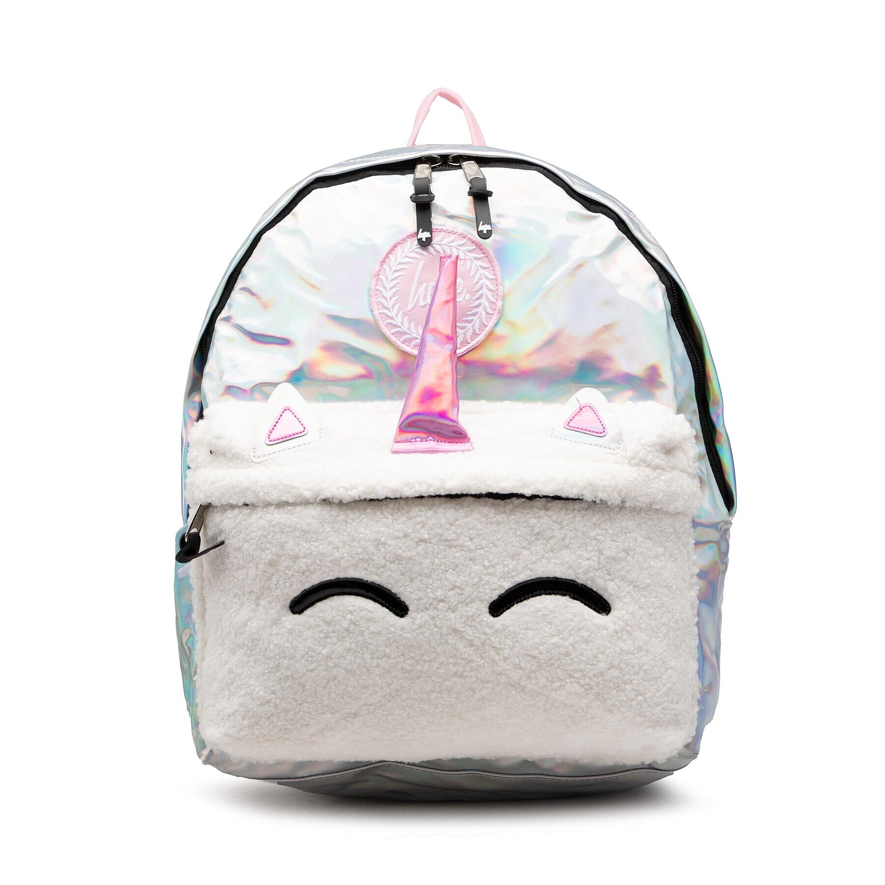 HYPE Раница Holographic Unicorn Crest Backpack YVLR-644 Сребрист - Pepit.bg