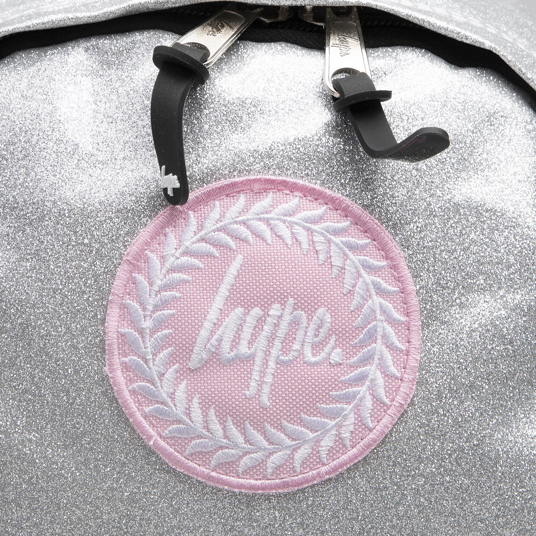 HYPE Раница Silver Glitter Pink Crest Backpack YVLR-669 Сребрист - Pepit.bg