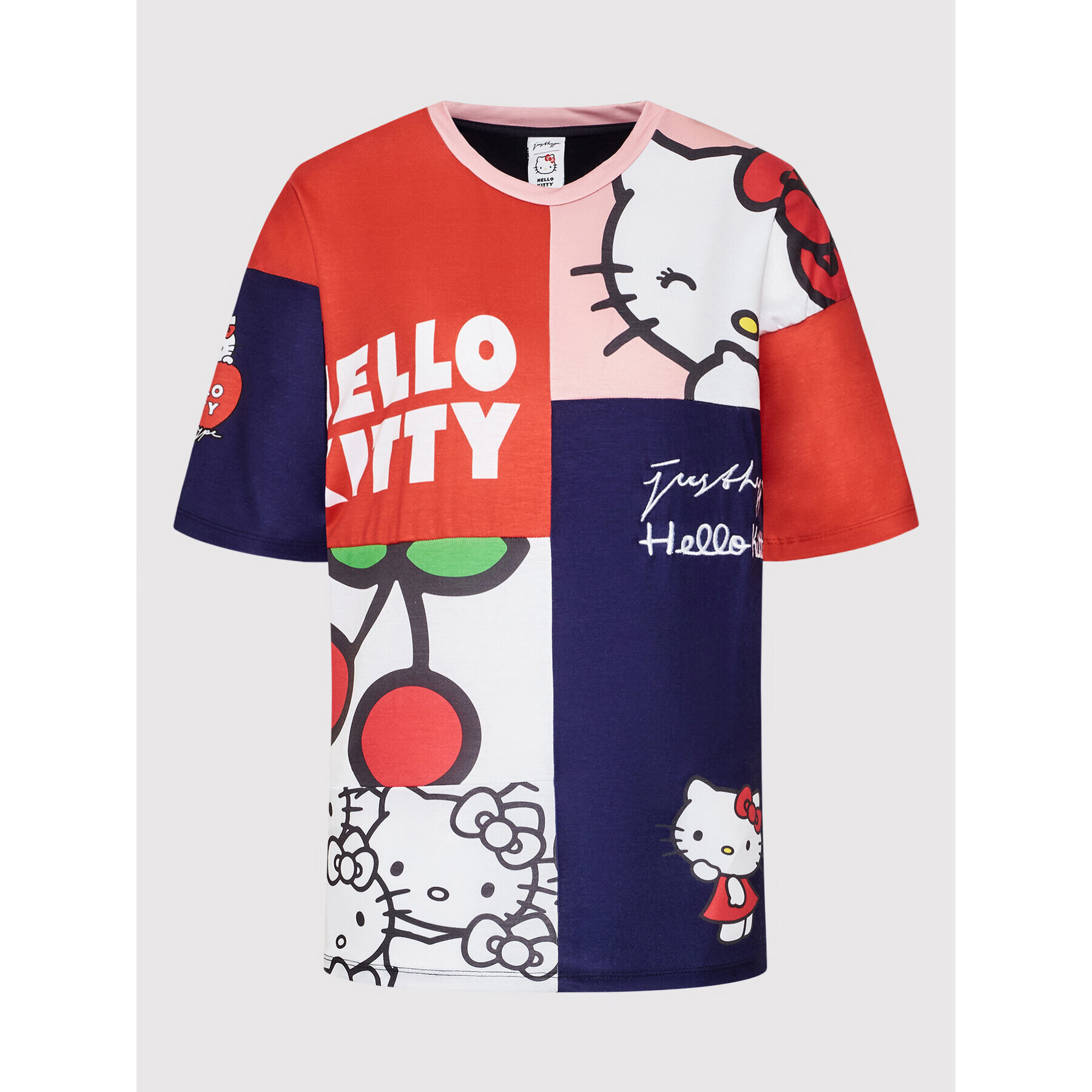 HYPE Тишърт HELLO KITTY TWAO-2076 Цветен Regular Fit - Pepit.bg