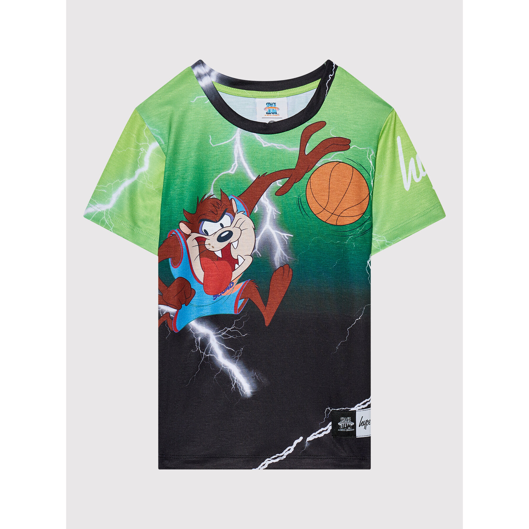 HYPE Тишърт SPACE JAM SJNLAO-001 Зелен Regular Fit - Pepit.bg