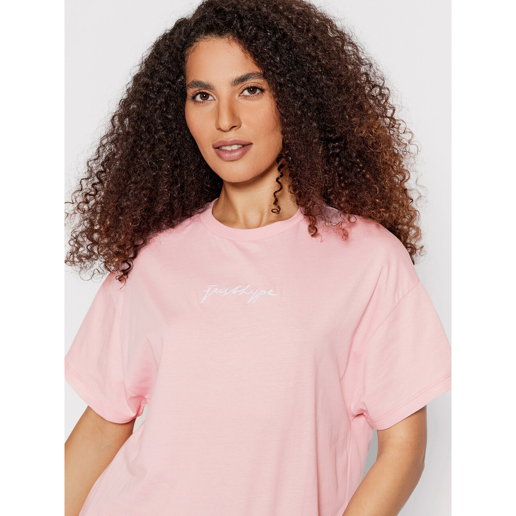 HYPE Тишърт ZVLR-481 Розов Regular Fit - Pepit.bg