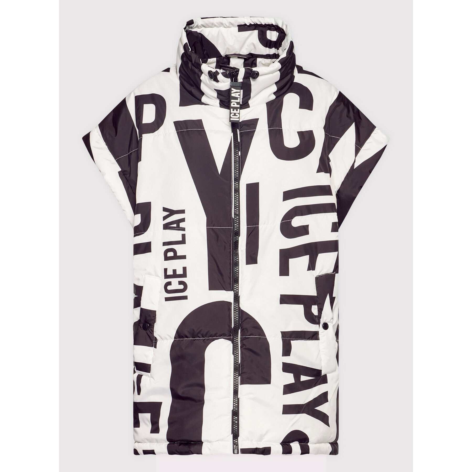 Ice Play Елек 22E U2M0 J021 6409 S191 Черен Oversize - Pepit.bg