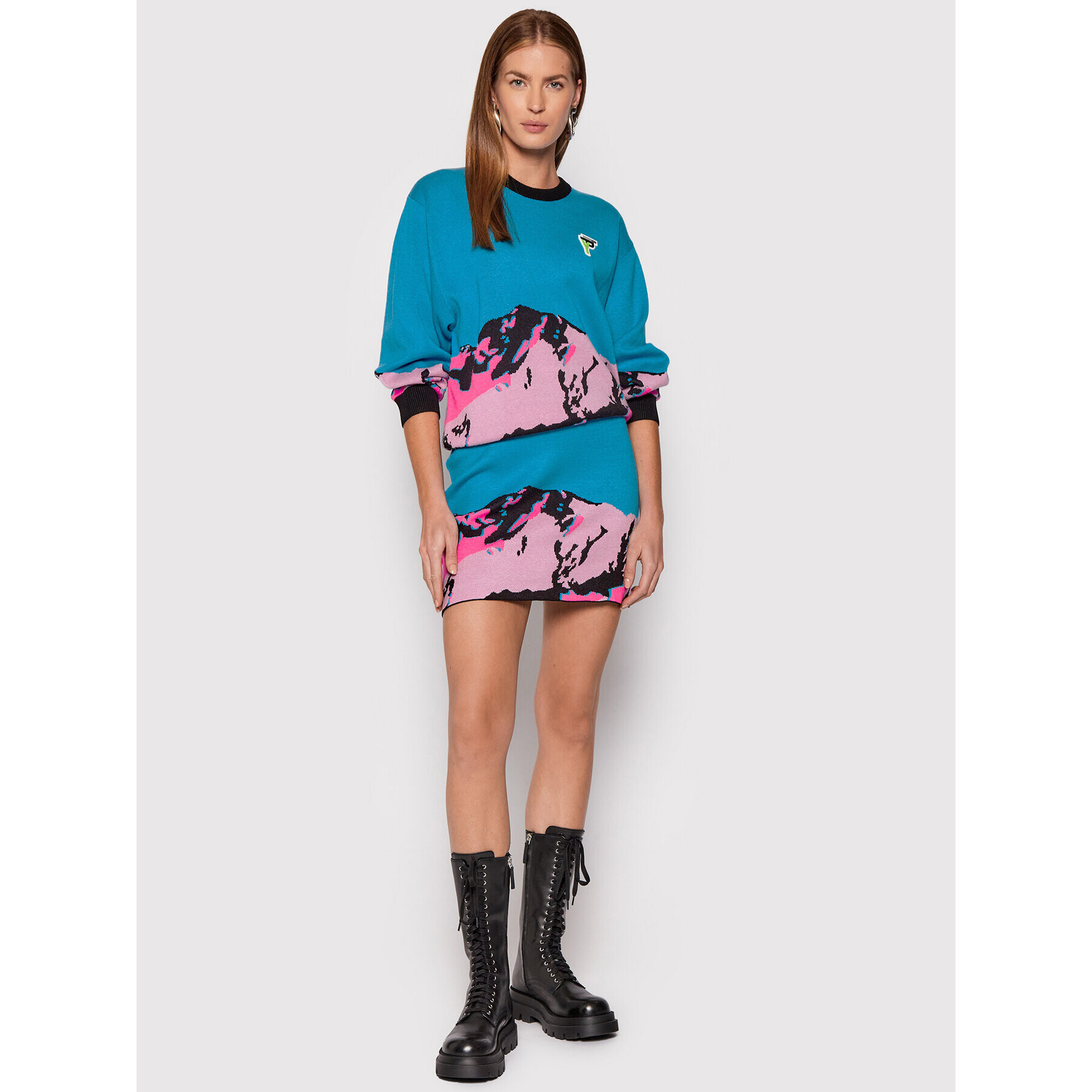 Ice Play Мини пола 21I U2M0 AC01 9011 FDX1 Син Regular Fit - Pepit.bg