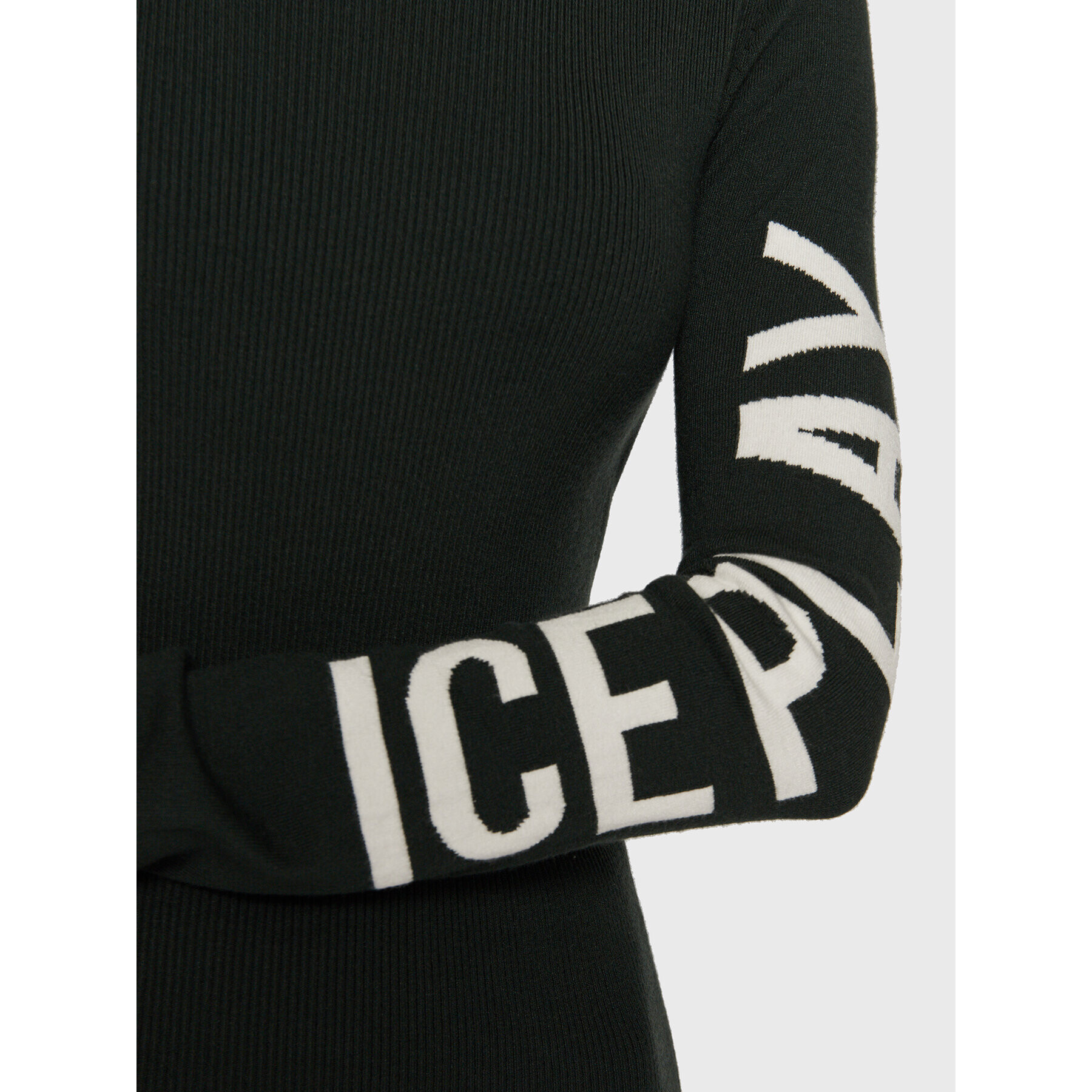 Ice Play Плетена рокля 22I U2M0 AH03 9012 5676 Зелен Slim Fit - Pepit.bg