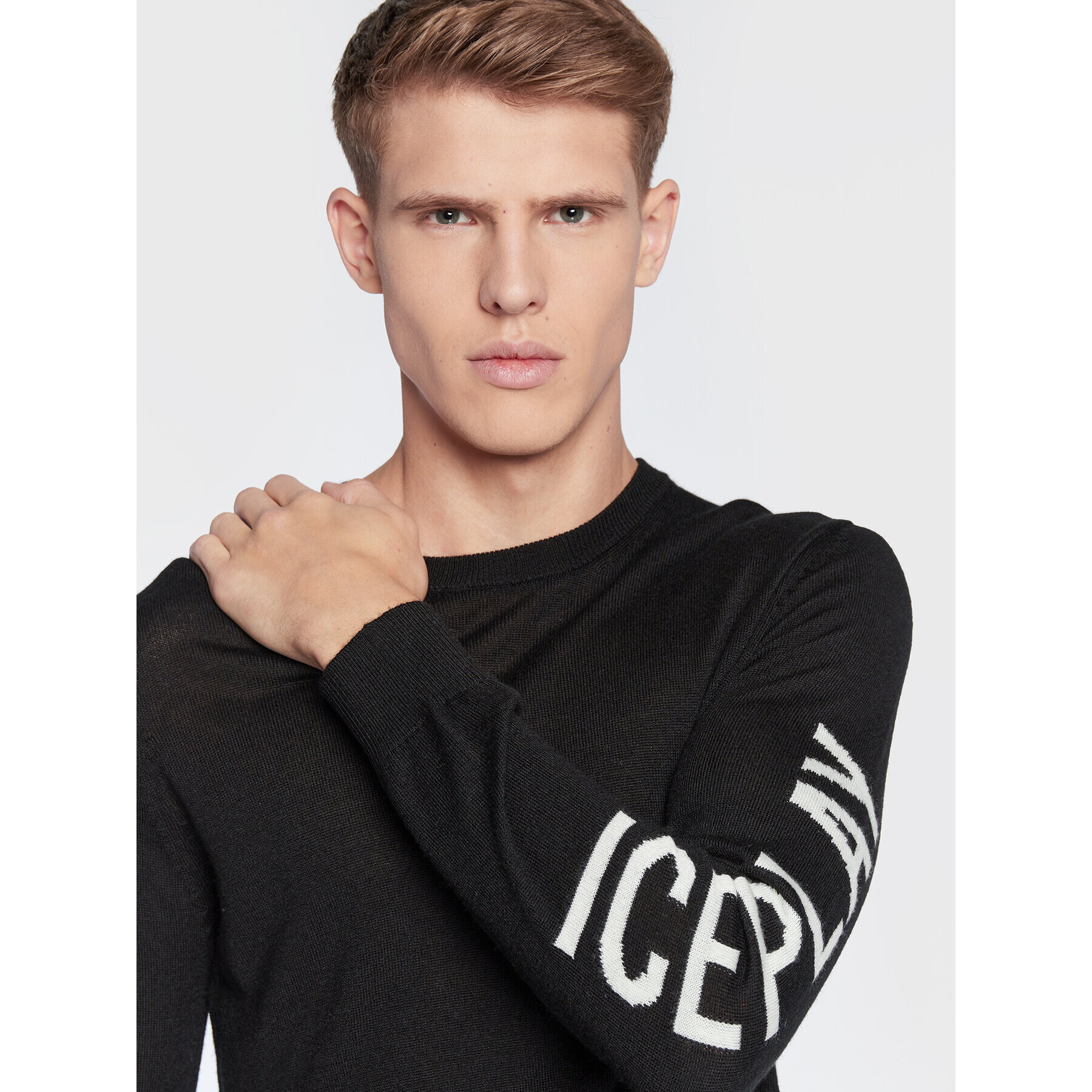 Ice Play Пуловер 22I U1M0 A008 9014 9000 Черен Regular Fit - Pepit.bg