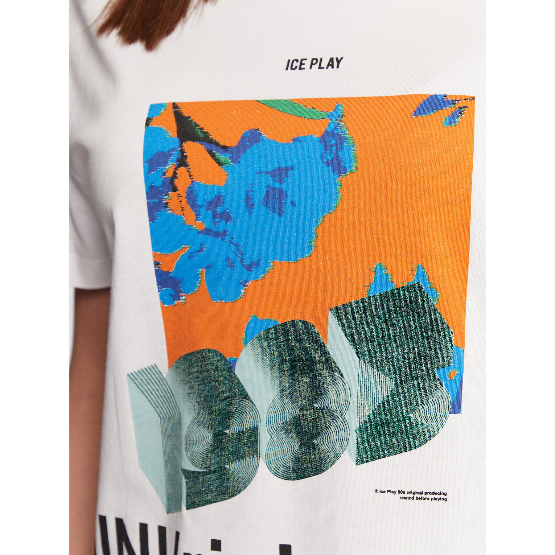 Ice Play Тишърт 23E U2M0 F023 6324 1101 Бял Regular Fit - Pepit.bg