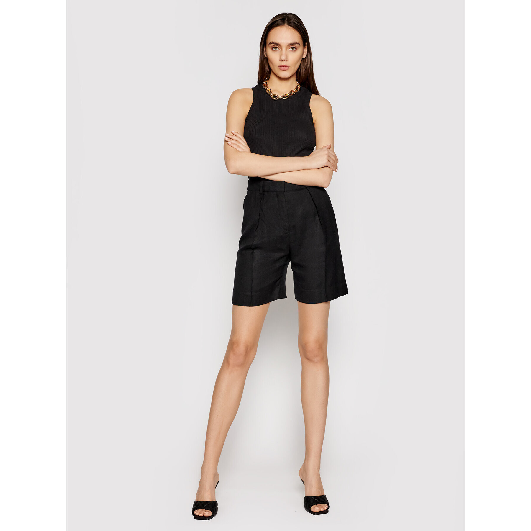 Iceberg Блуза 21EI2P0T0116308 Черен Slim Fit - Pepit.bg