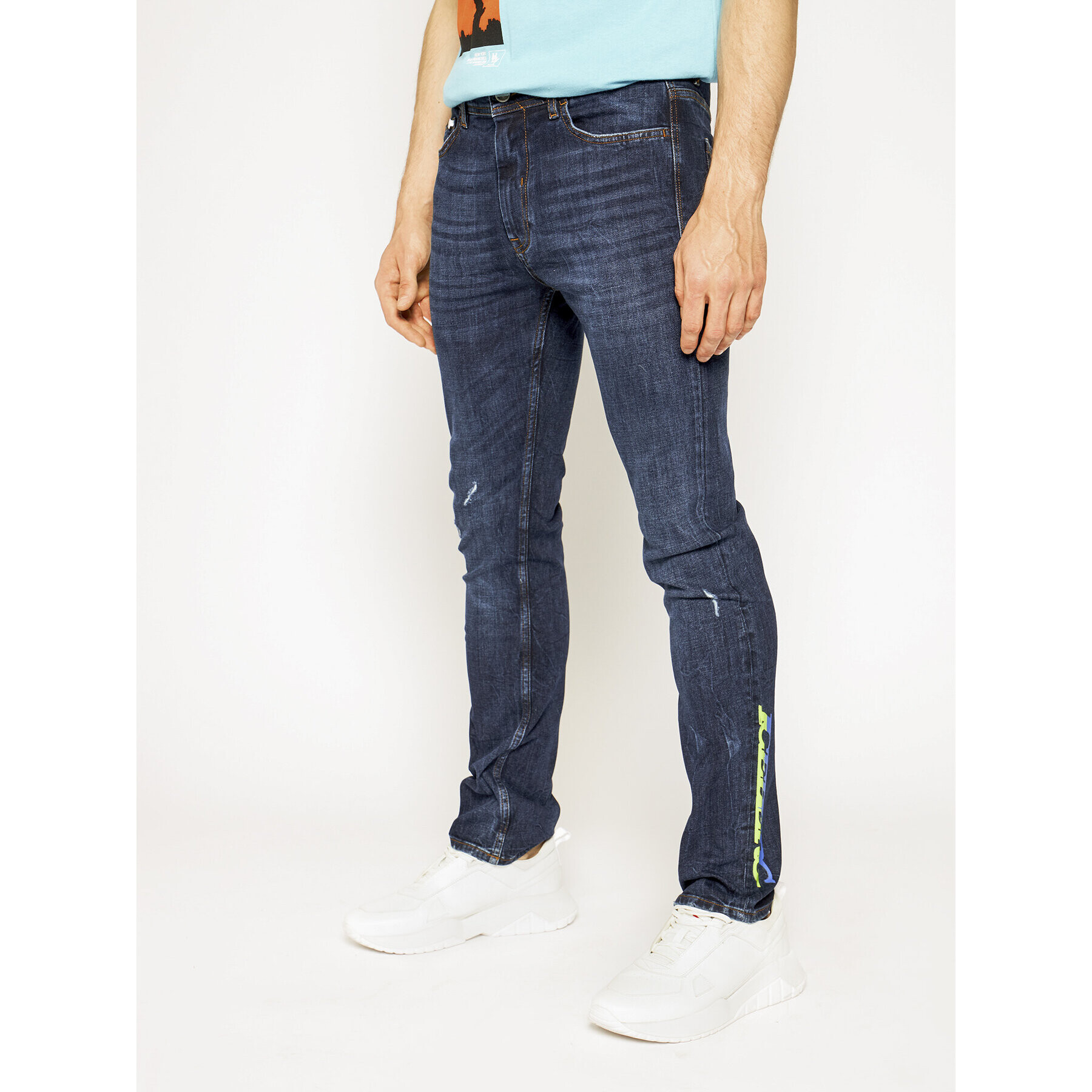 Iceberg Дънки 19IMP02203600133 Тъмносин Regular Fit - Pepit.bg