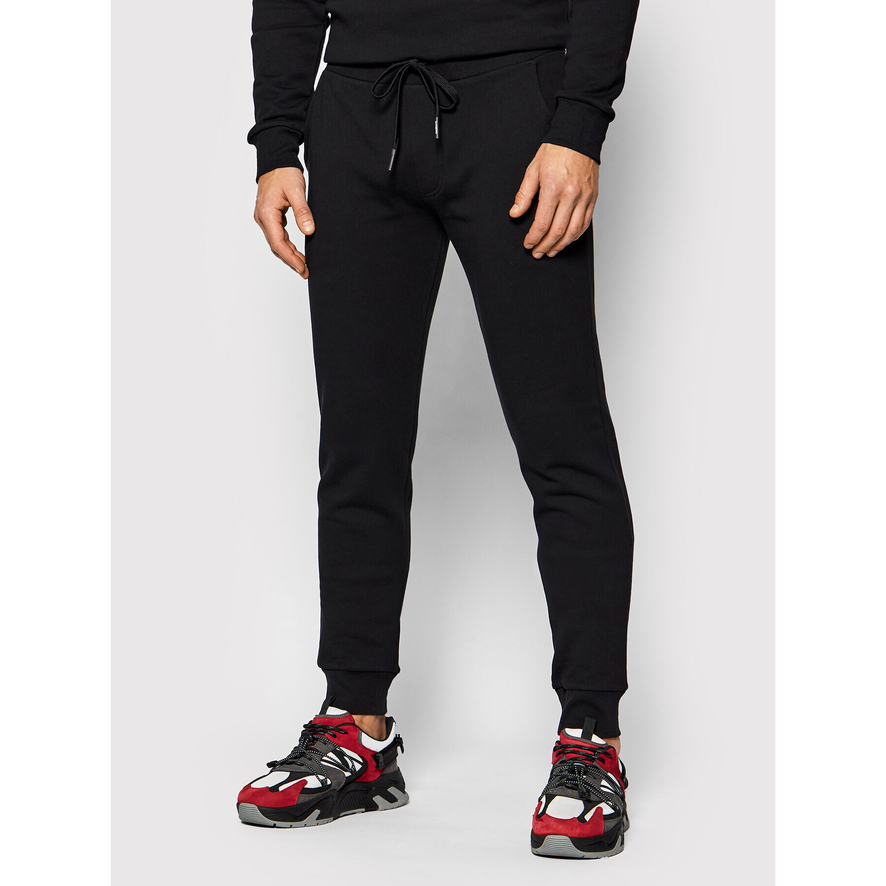 Iceberg Долнище анцуг 21II1P0B0106300 Черен Regular Fit - Pepit.bg