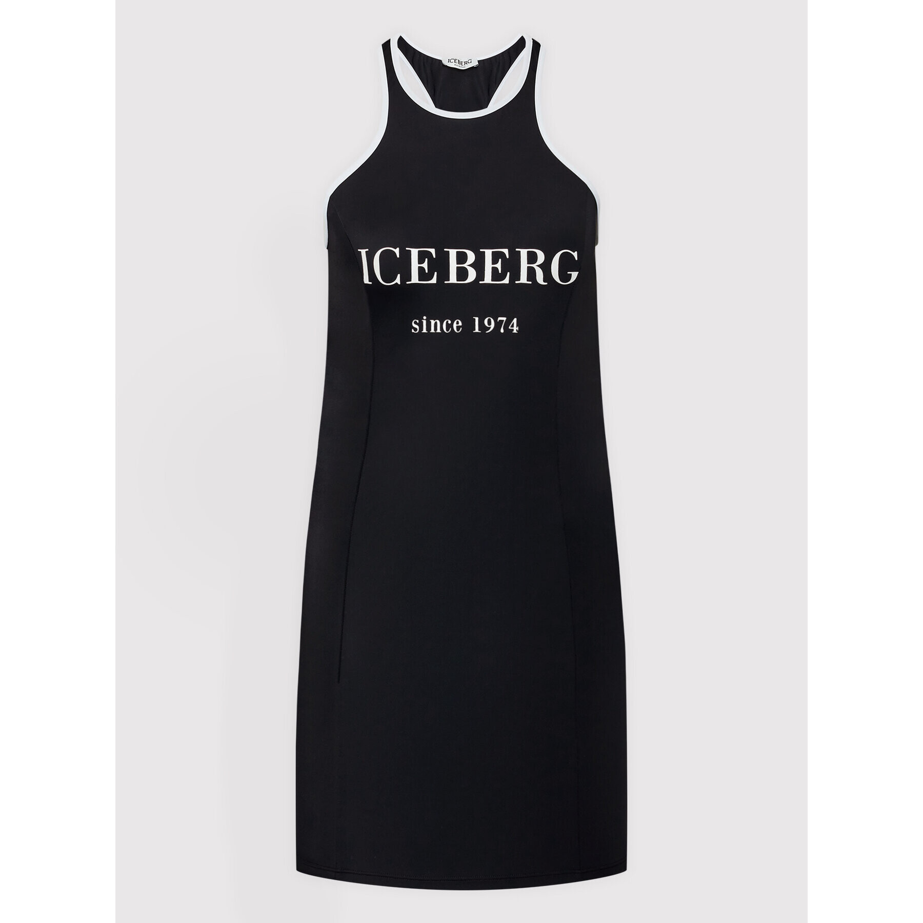 Iceberg Лятна рокля ICE2WCU03 Черен Slim Fit - Pepit.bg