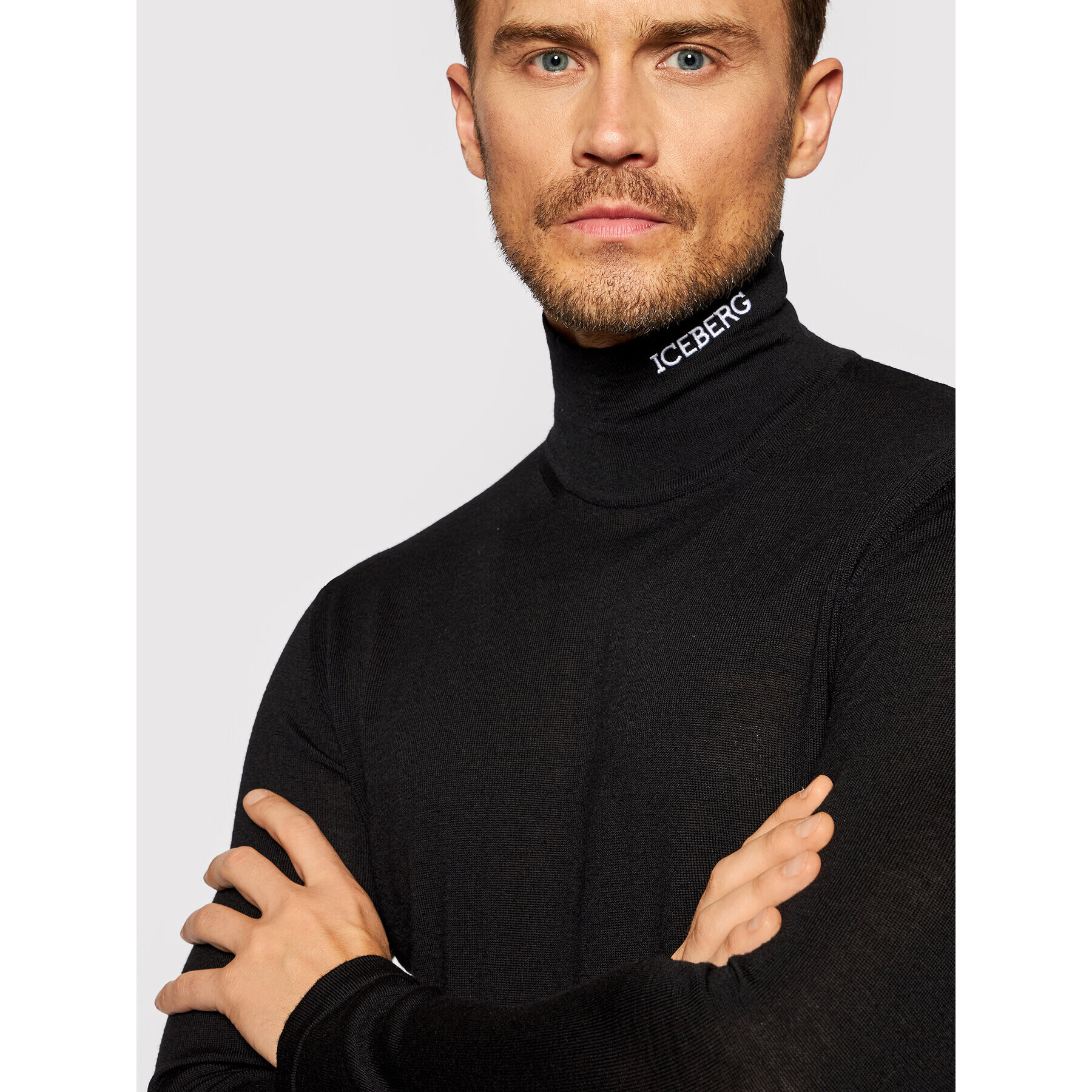 Iceberg Поло 21II1P0A0037009 Черен Regular Fit - Pepit.bg