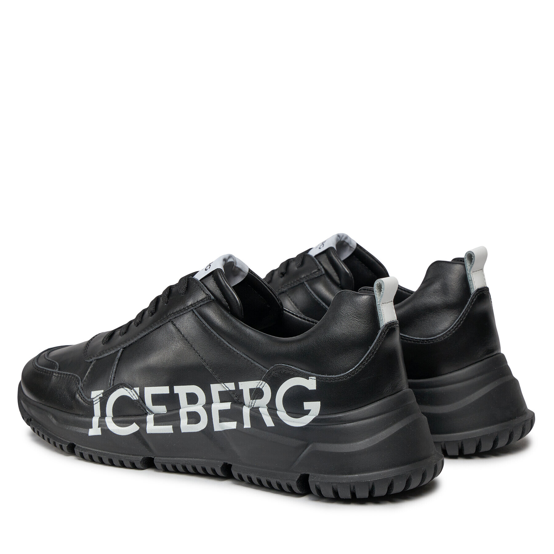 Iceberg Сникърси Gregor IU1631 Черен - Pepit.bg