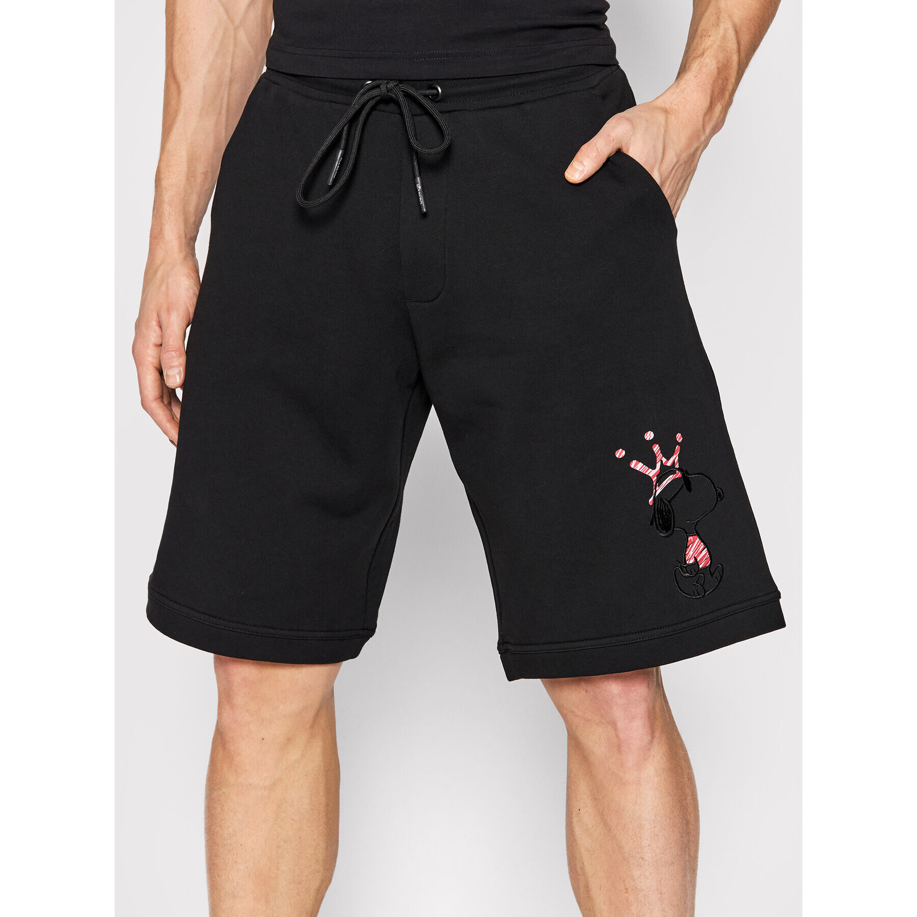Iceberg Спортни шорти 22EI1P0D0106300 Черен Regular Fit - Pepit.bg