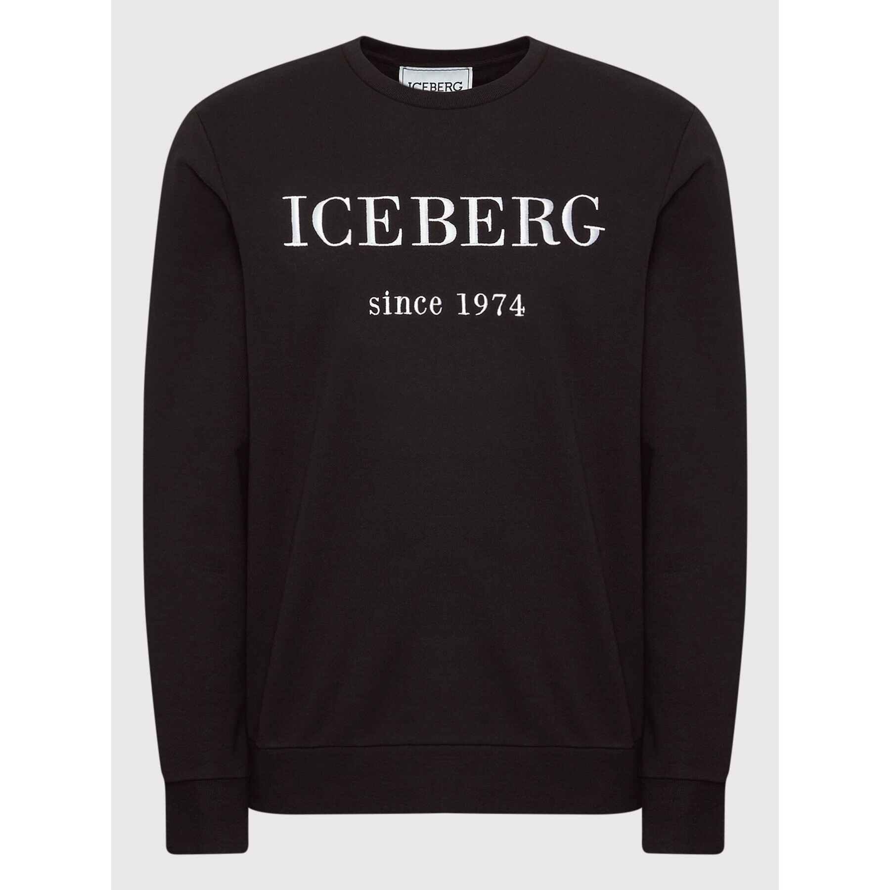 Iceberg Суитшърт 22II1P0E0506300 Черен Regular Fit - Pepit.bg