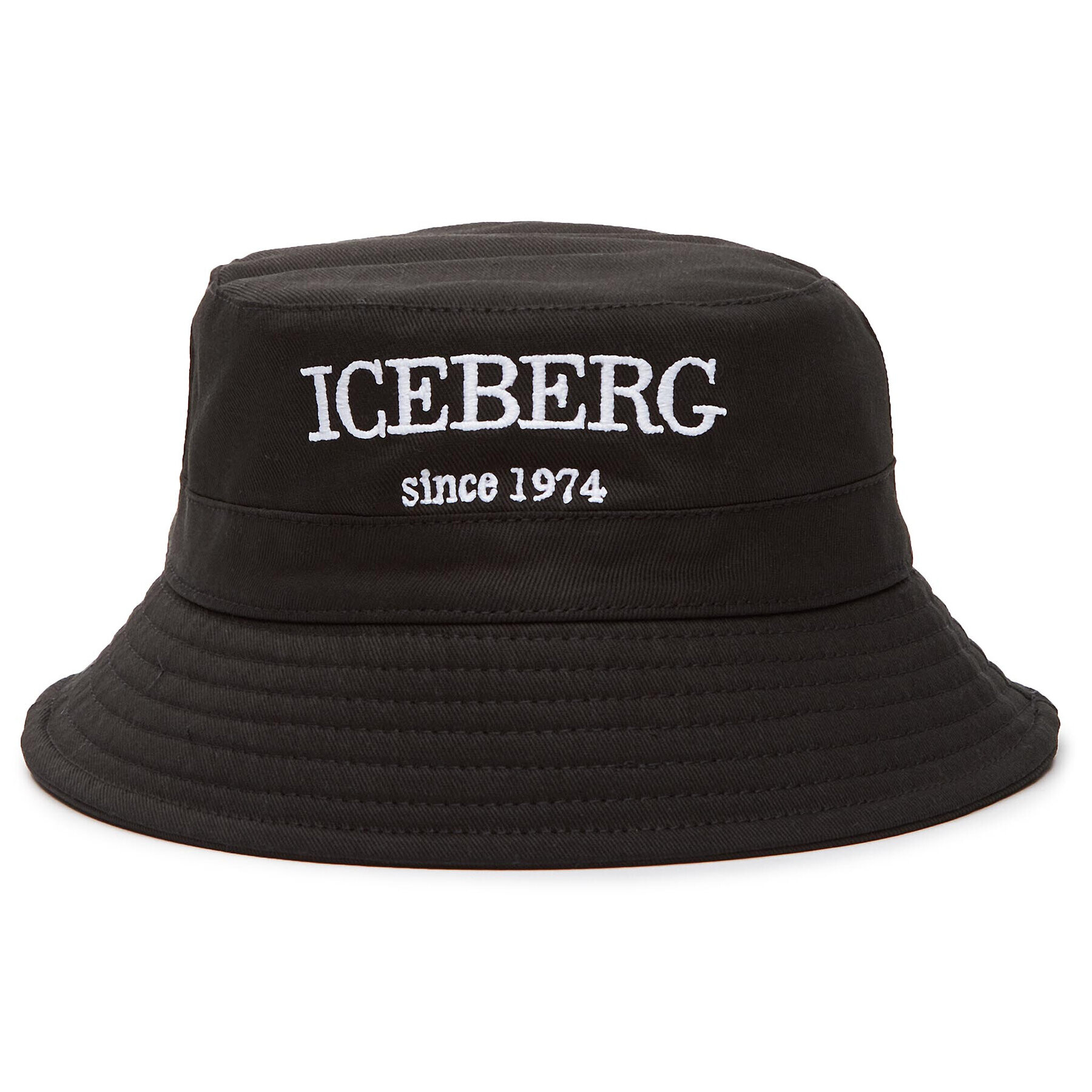 Iceberg Текстилна шапка 20II2P1710269209000 Черен - Pepit.bg