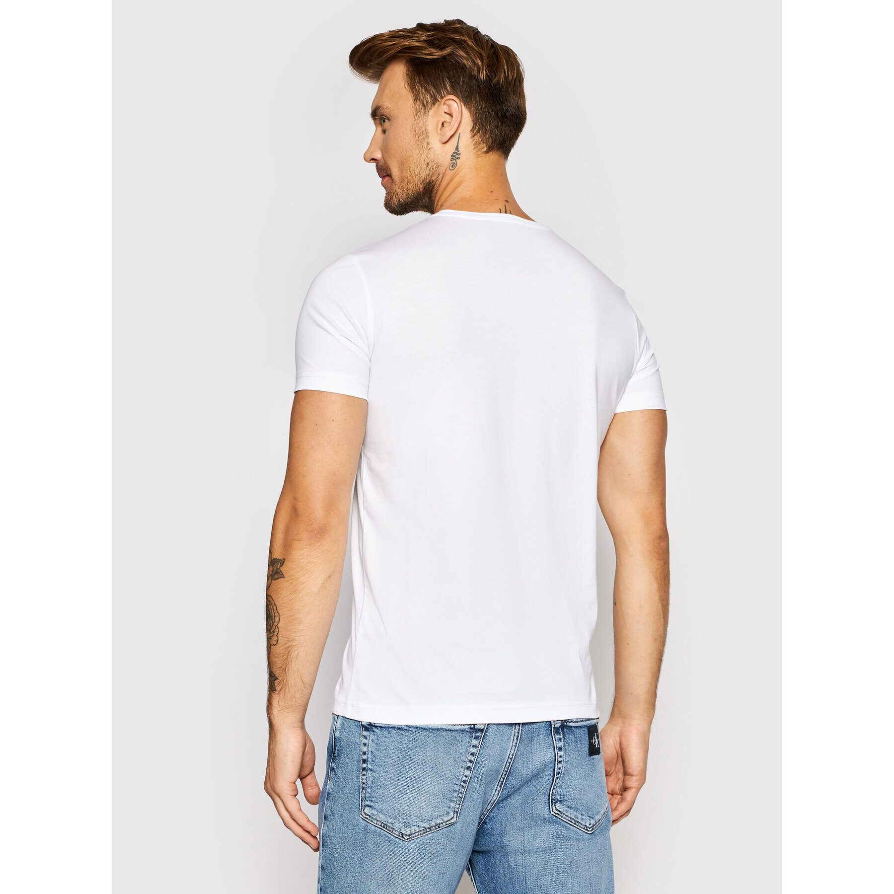 Iceberg Тишърт 21II1P0F0156301 Бял Slim Fit - Pepit.bg