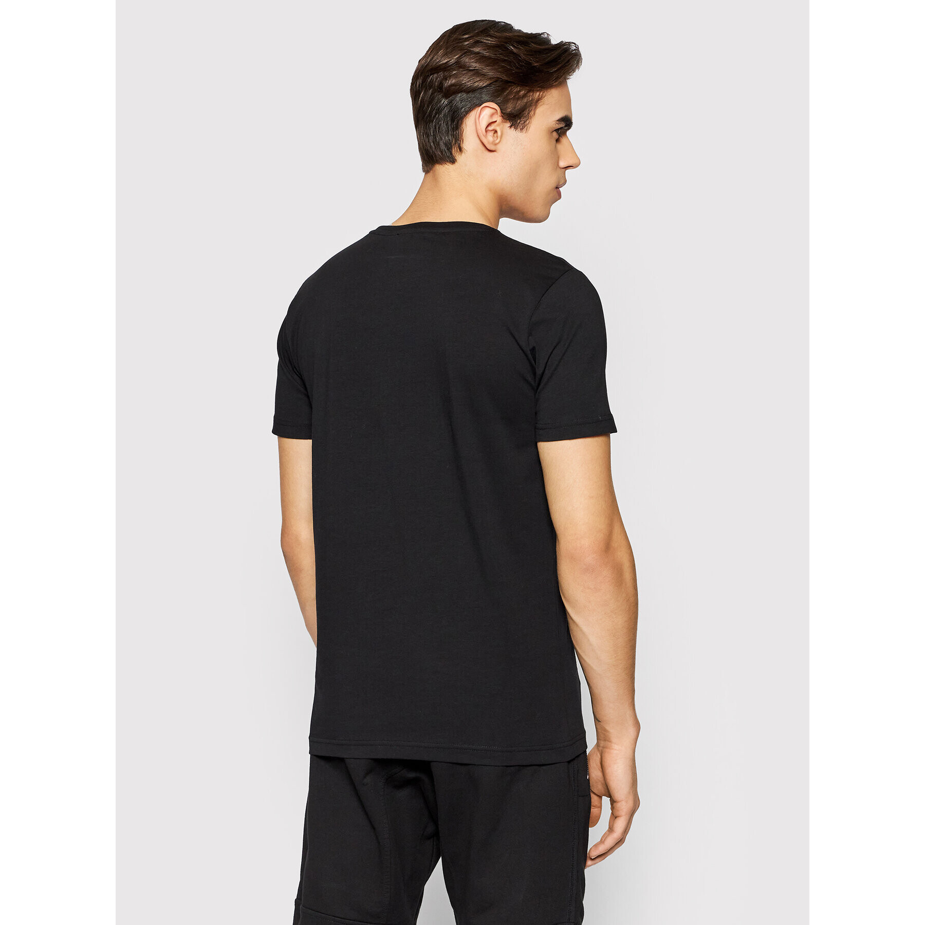 Iceberg Тишърт 21II1P0F0196309 Черен Slim Fit - Pepit.bg