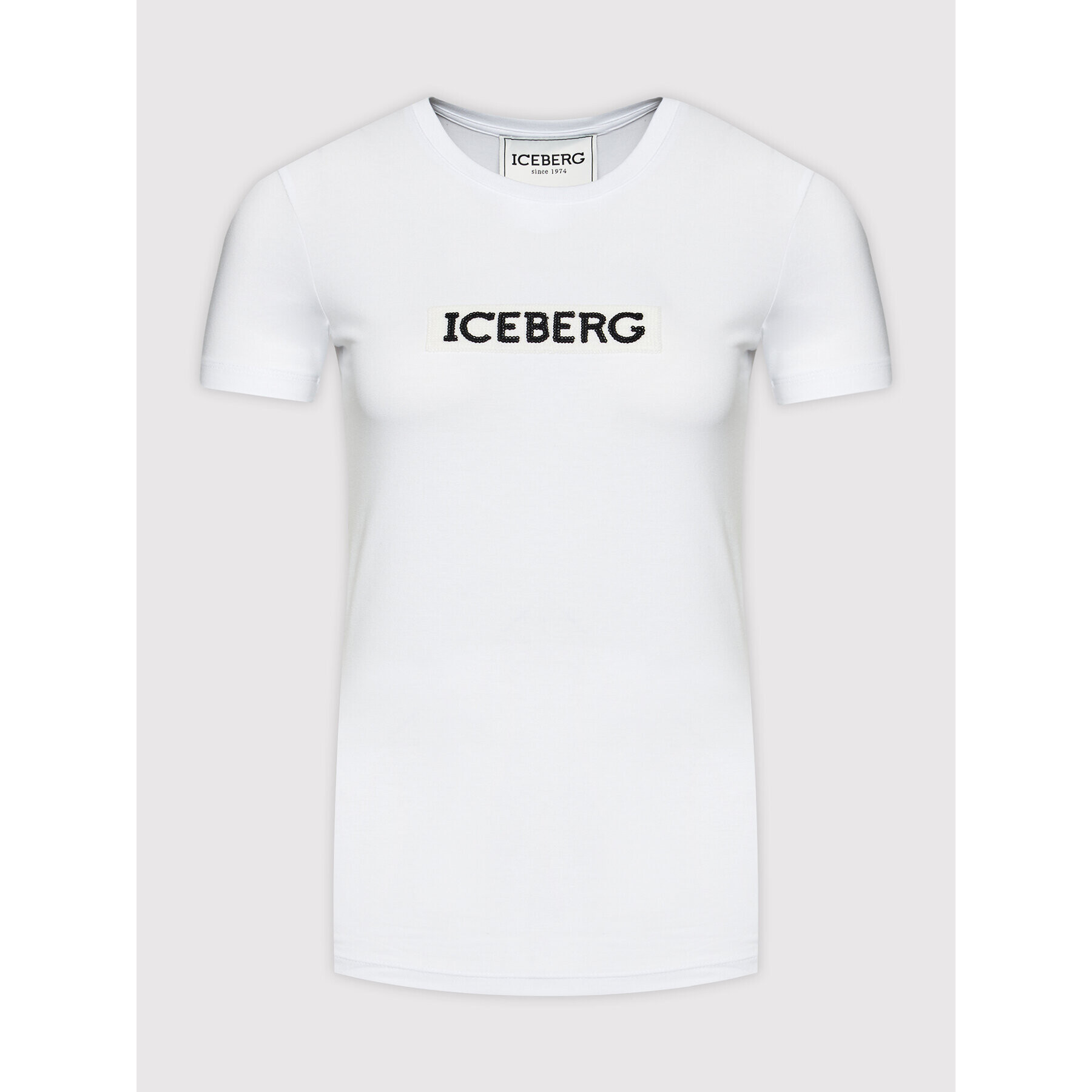 Iceberg Тишърт 21II2P0F0716309 Бял Regular Fit - Pepit.bg
