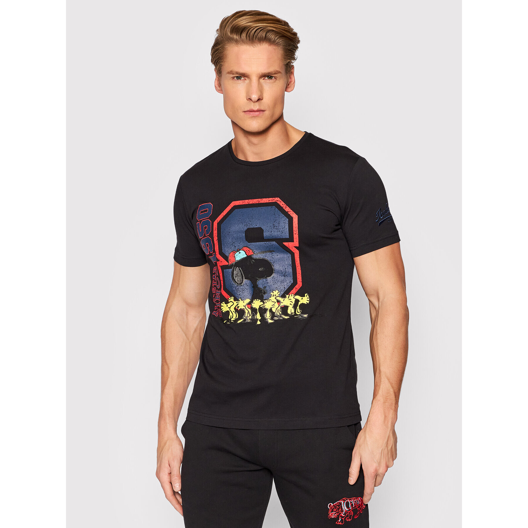 Iceberg Тишърт 22EI1P0F0136301 Черен Regular Fit - Pepit.bg