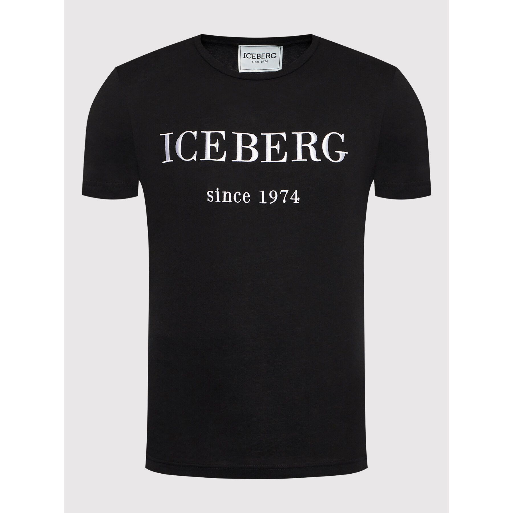 Iceberg Тишърт 22II1P0F0146301 Черен Regular Fit - Pepit.bg