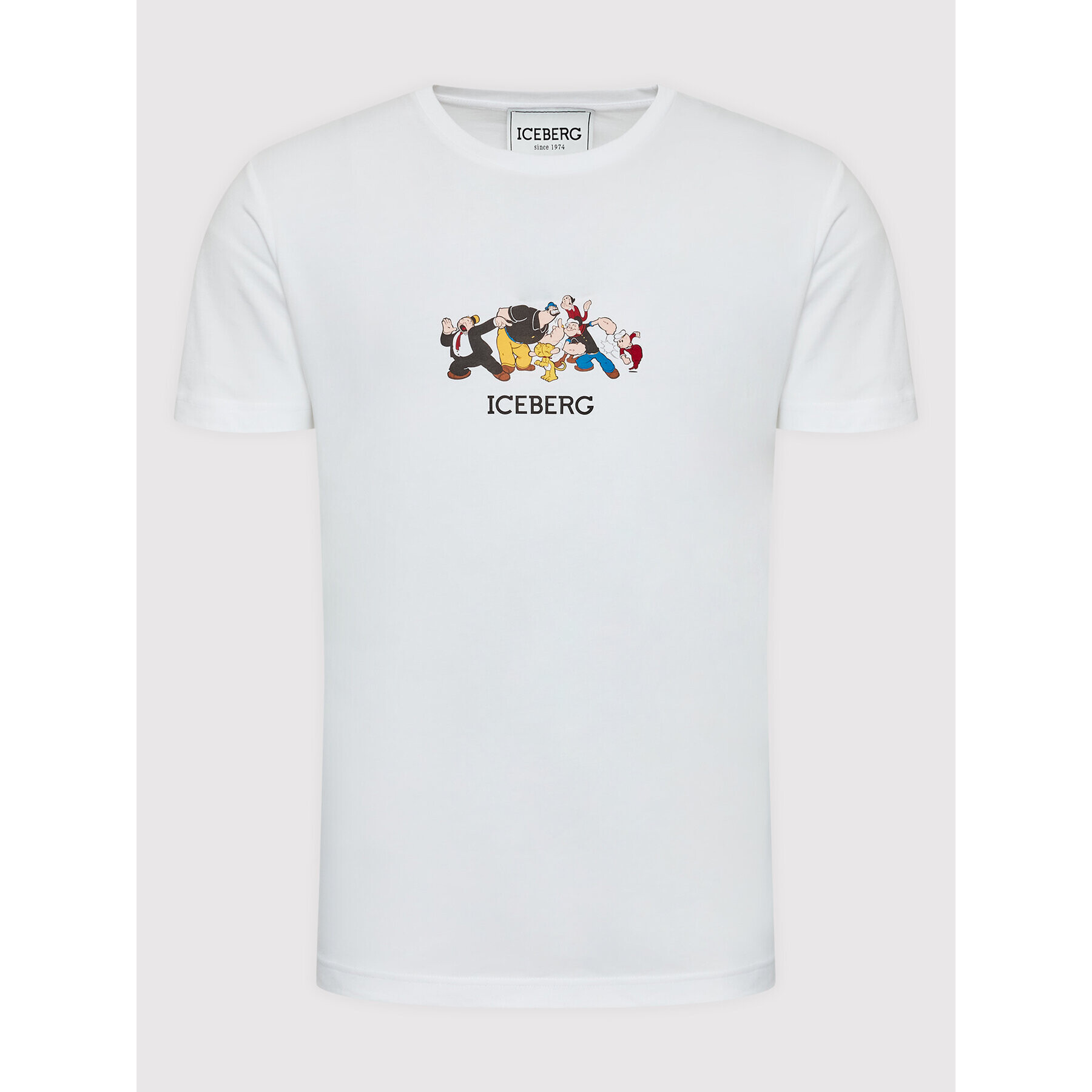 Iceberg Тишърт 22II1P0F02263011101 Бял Regular Fit - Pepit.bg