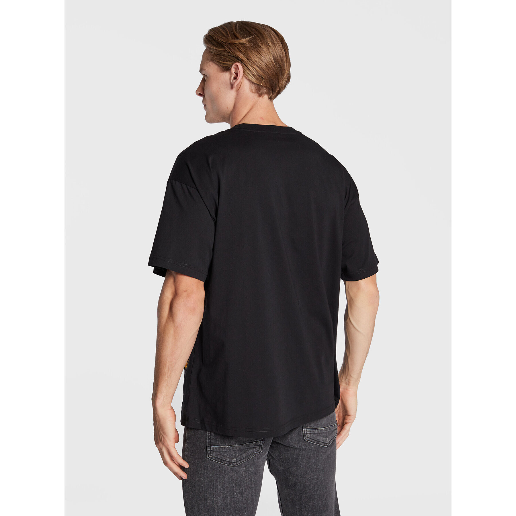 Iceberg Тишърт 22II1P0F0716301 Черен Relaxed Fit - Pepit.bg