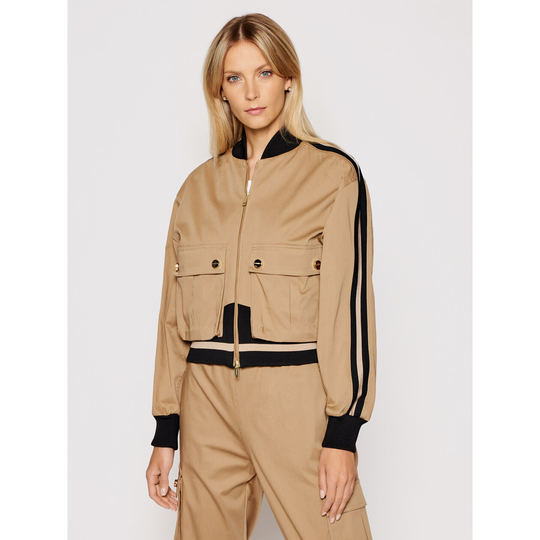Iceberg Яке бомбър 21EI2P0O0610195 Кафяв Regular Fit - Pepit.bg