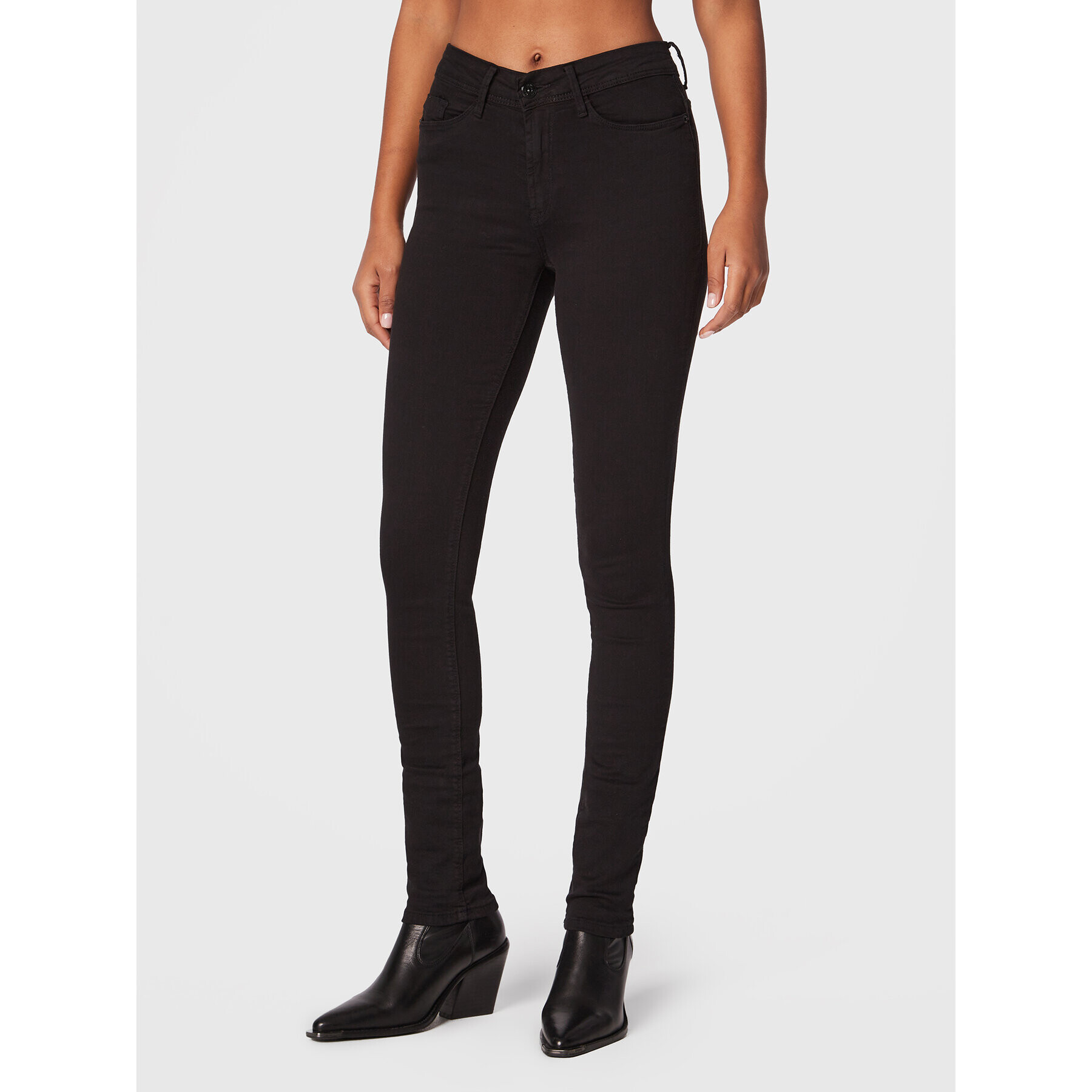 ICHI Дънки Erin 102768 Черен Skinny Fit - Pepit.bg