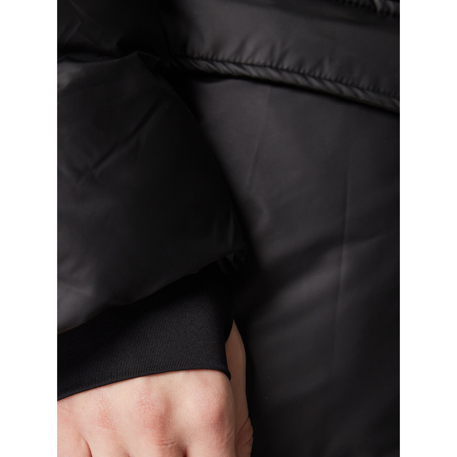 ICHI Пухено яке Faunus 20114839 Черен Regular Fit - Pepit.bg