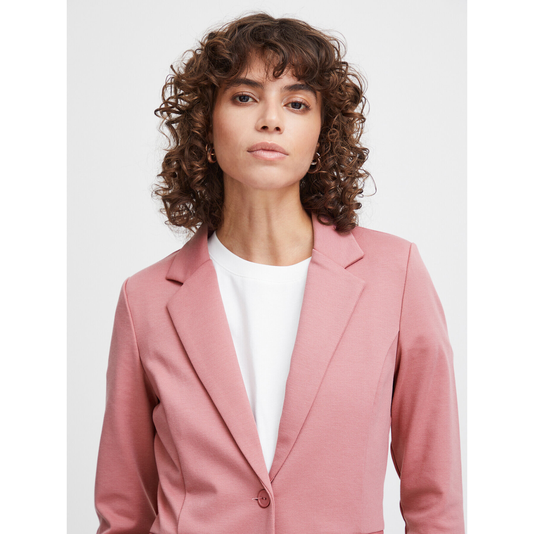 ICHI Сако 20101801 Розов Slim Fit - Pepit.bg