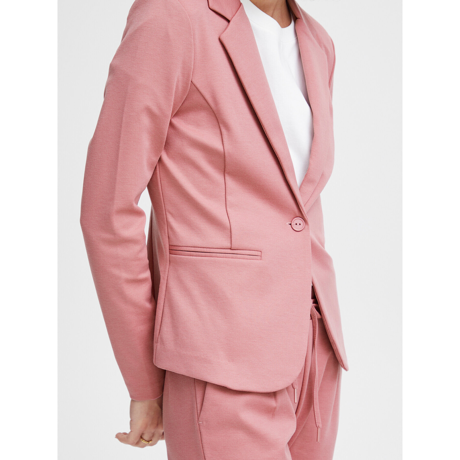 ICHI Сако 20101801 Розов Slim Fit - Pepit.bg