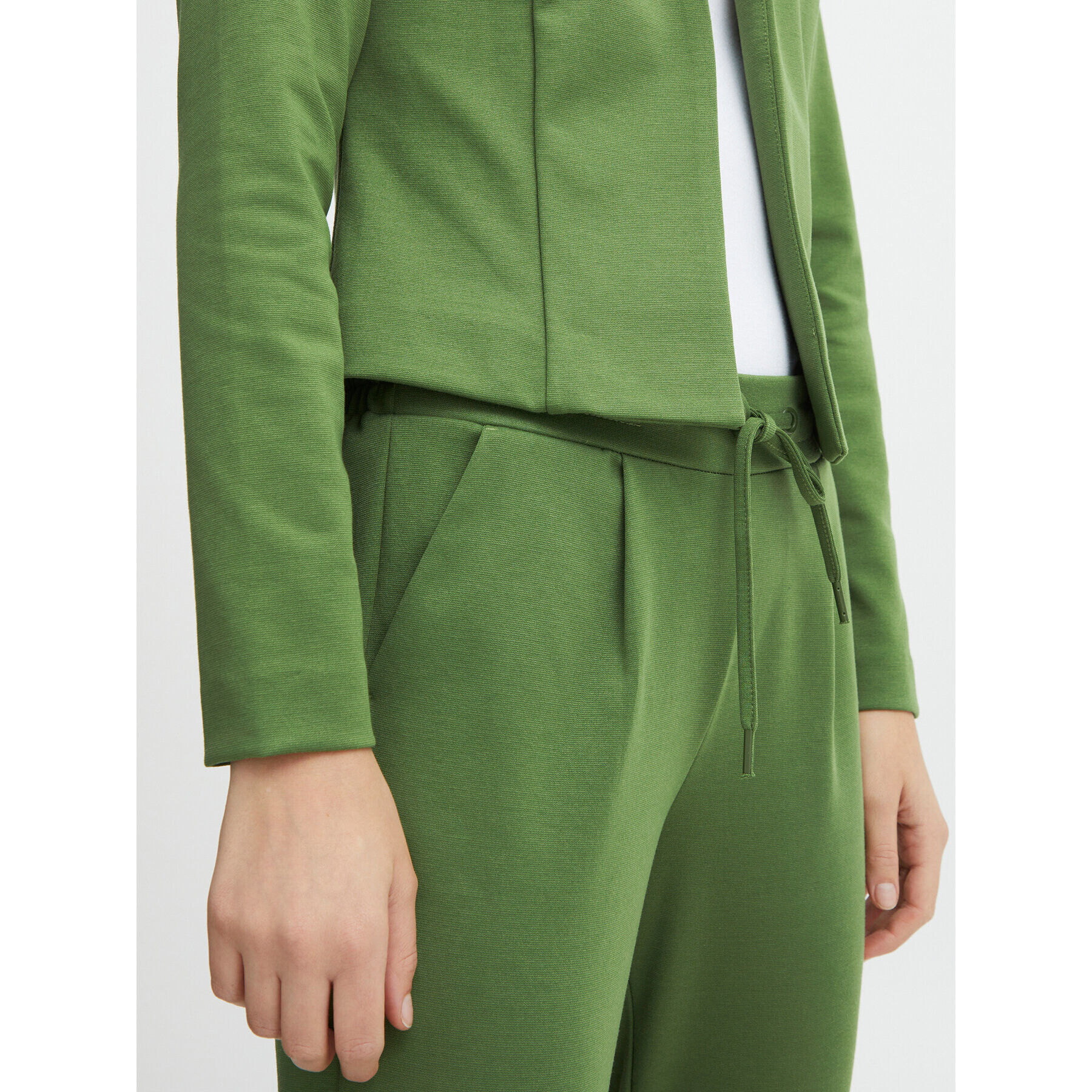 ICHI Сако 20112547 Зелен Slim Fit - Pepit.bg